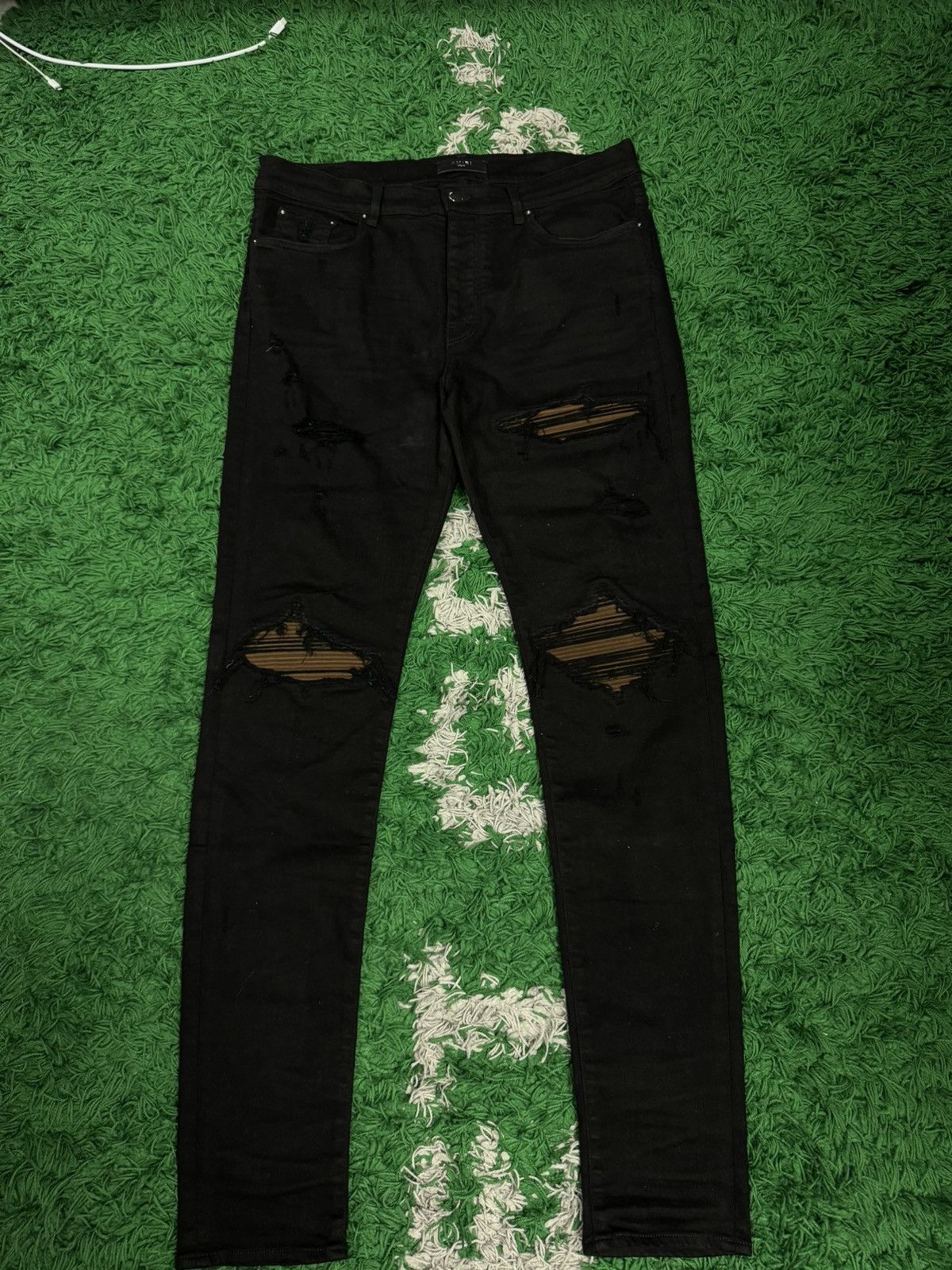 Amiri Amiri Jeans MX1 Brown Patch 38 Size US 38 / EU 54 - 1 Thumbnail