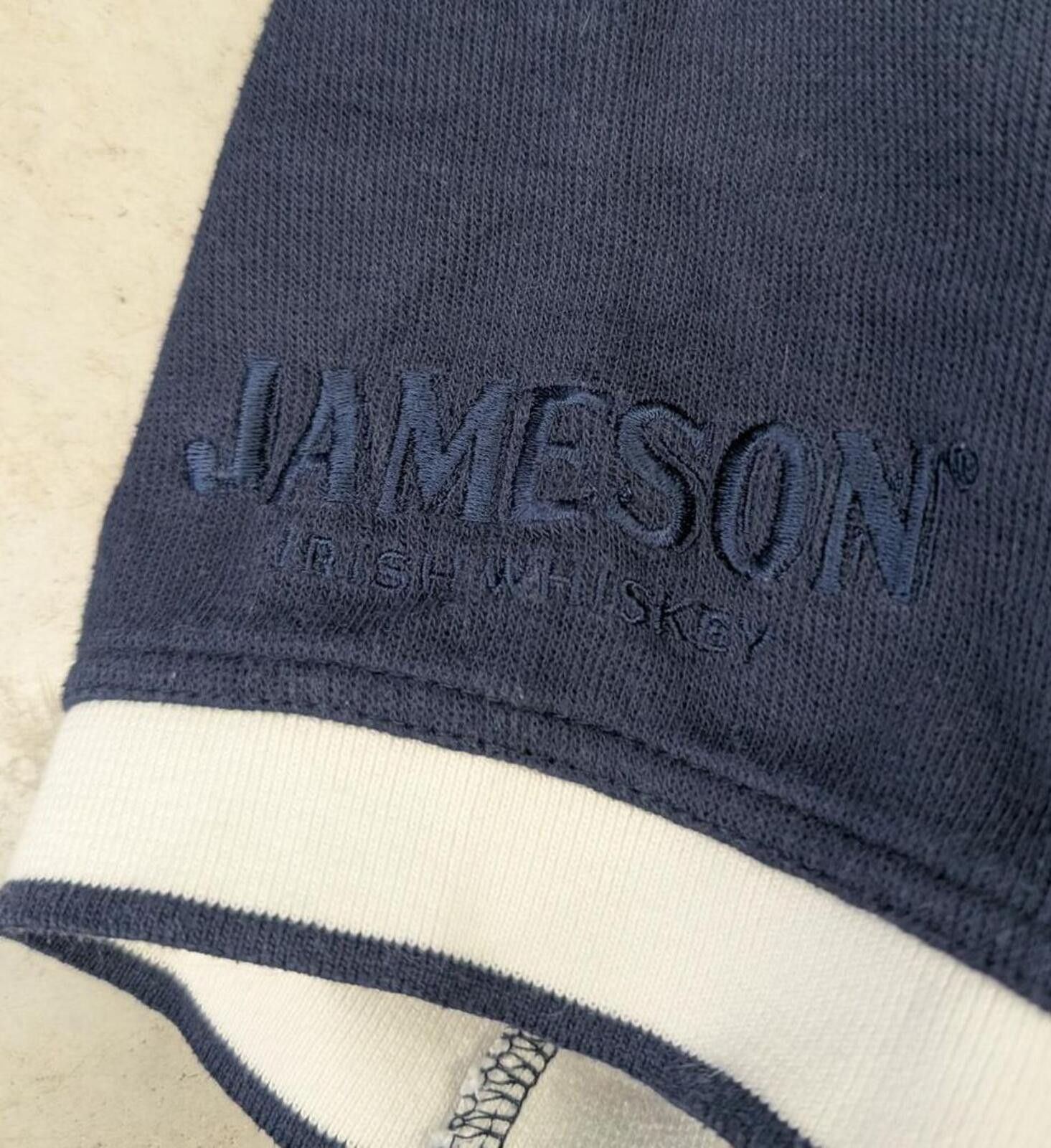Vintage Vintage 90s Jameson Irish Whiskey Navy Blue Polo Shirt Size US L / EU 52-54 / 3 - 4 Thumbnail