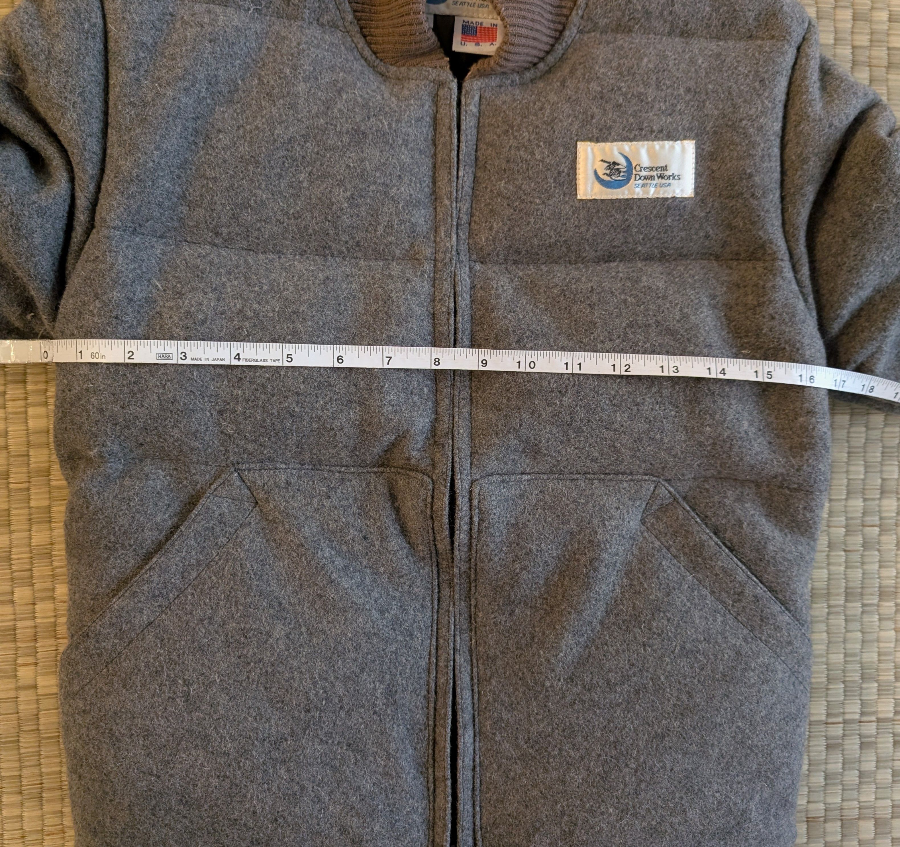 Crescent Down Works RARE Crescent Down Works Wool Down Bomber Jacket Made in USA Size US XS / EU 42 / 0 - 6 Thumbnail