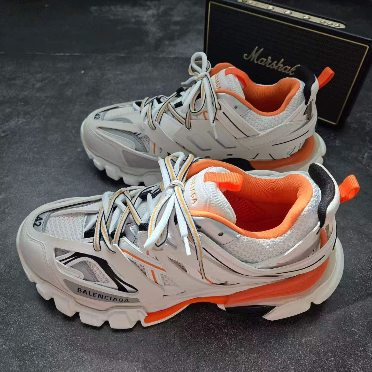 Balenciaga Balenciaga Track 2 White Black Sneaker Size 42 | Grailed