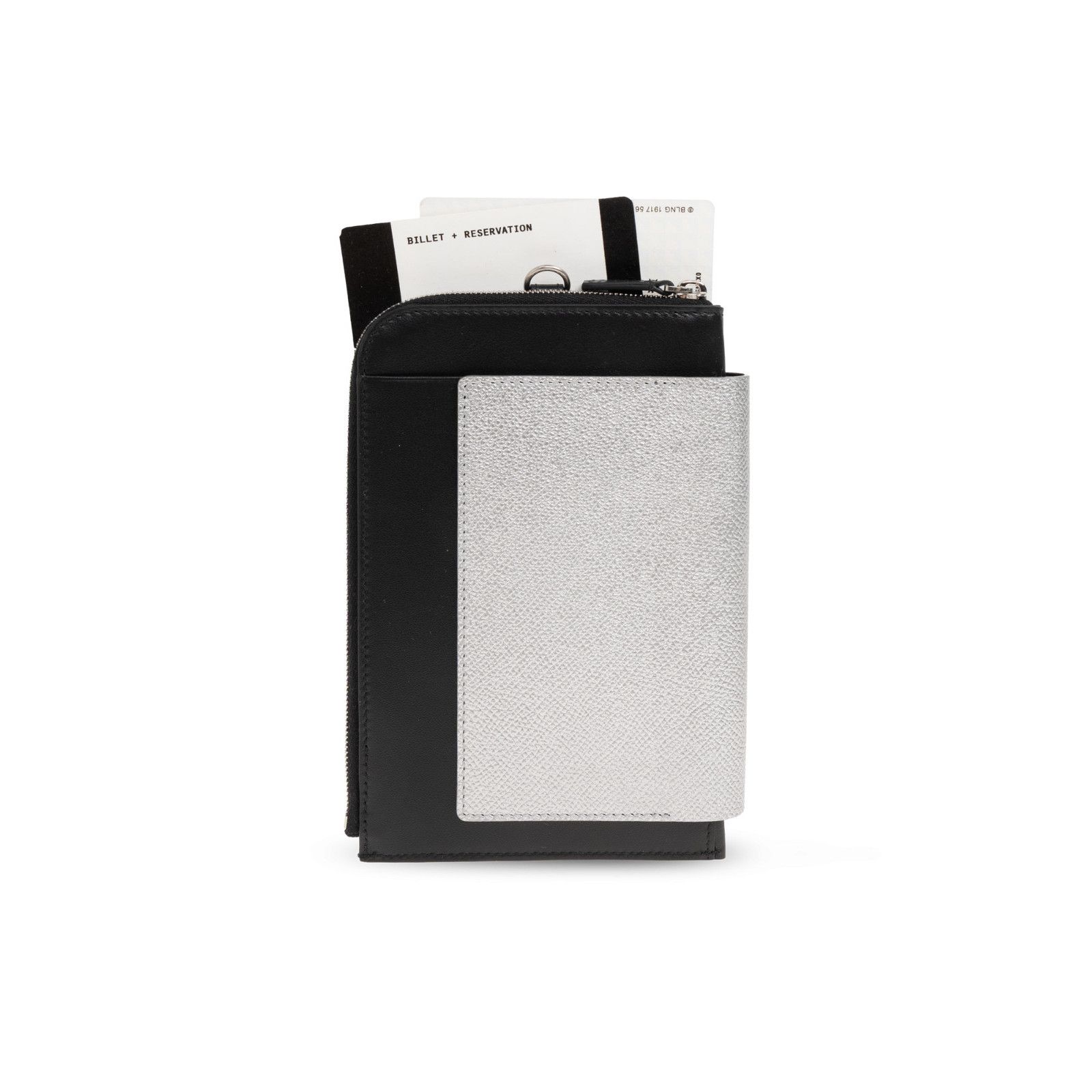 BALENCIAGA White/Black Strap Wallet New & Authentic