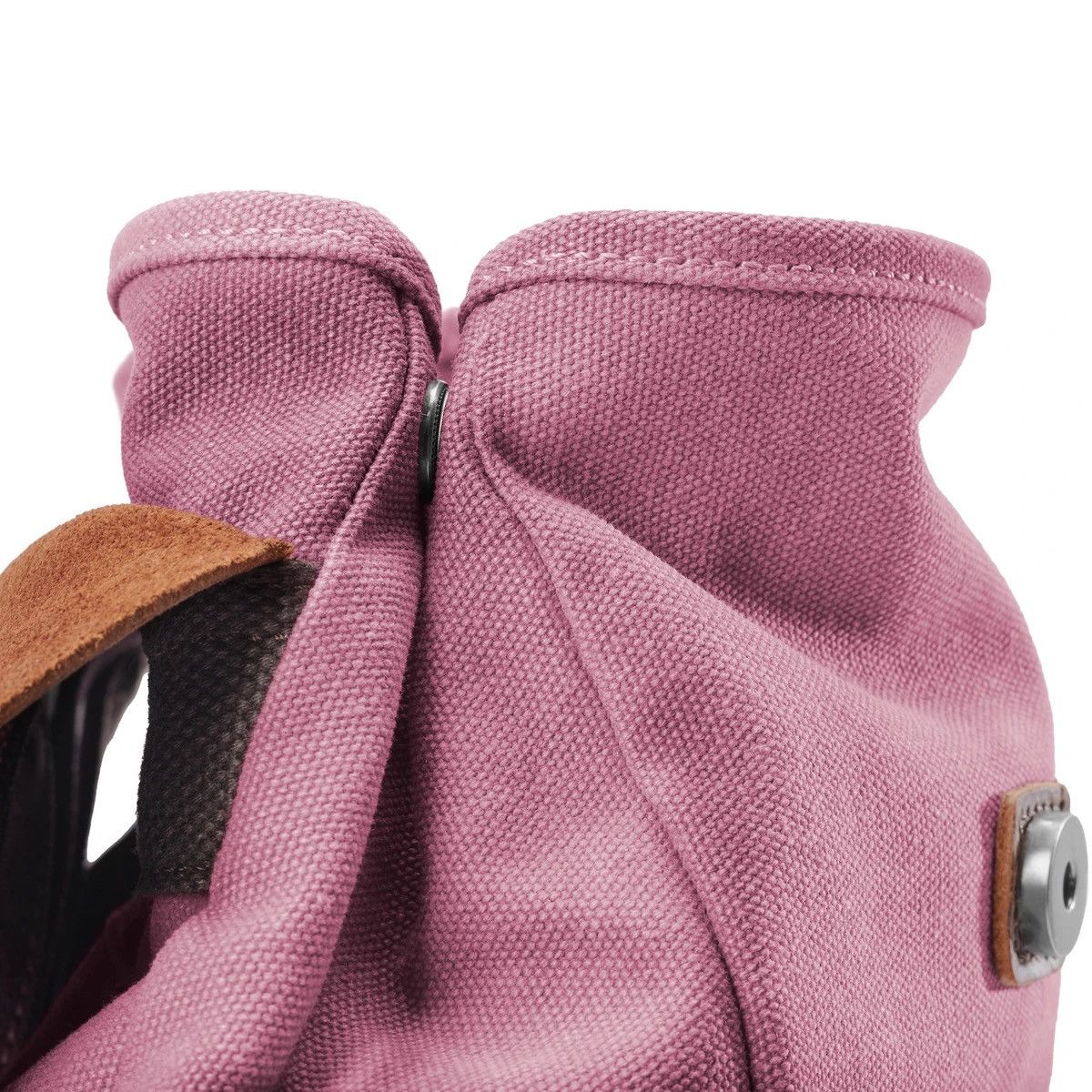 Other Vintage-Style Pink Leather & Canvas Backpack Size ONE SIZE - 6 Thumbnail