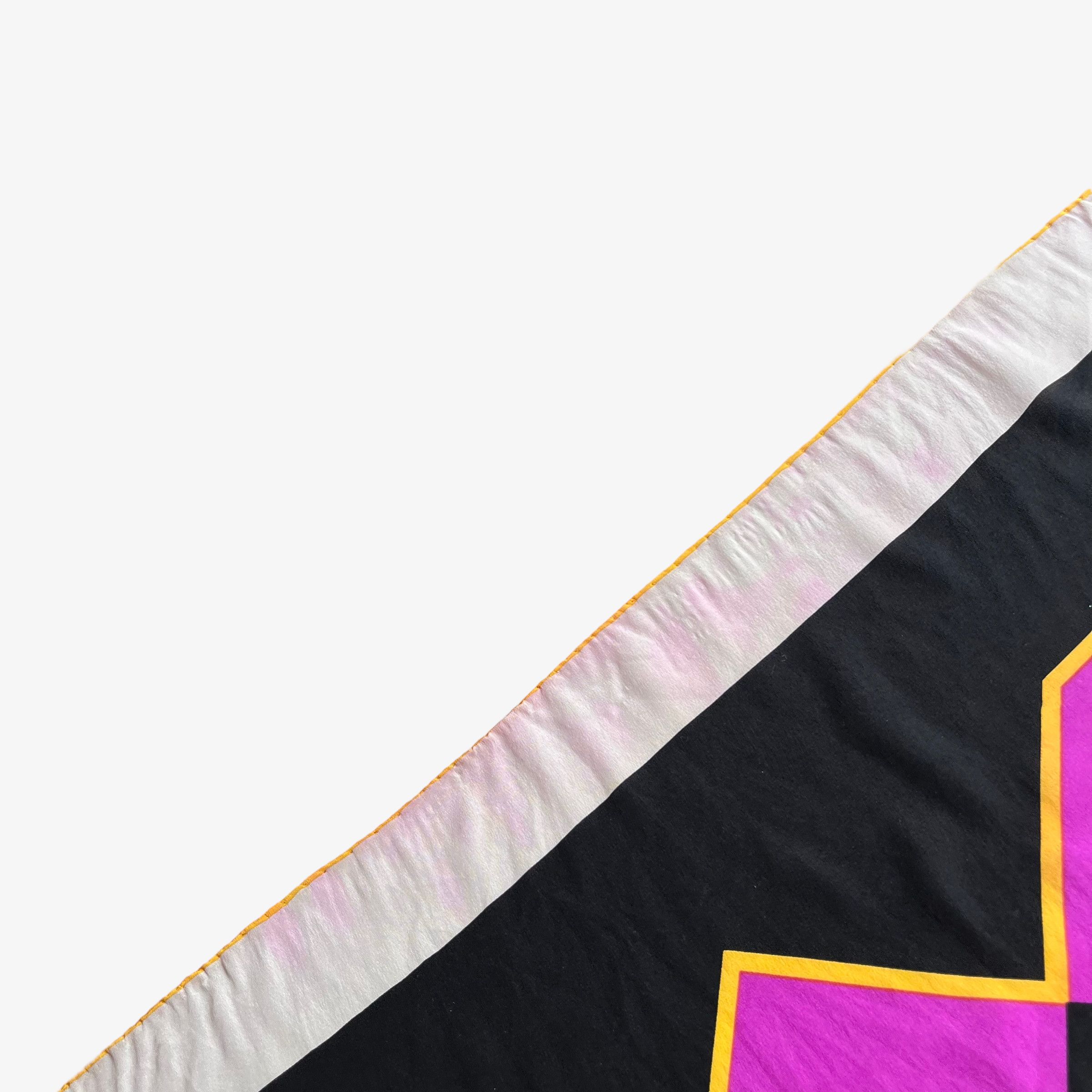 Givenchy Vintage 80s Givenchy Geometric Abstract Print Silk Scarf Size ONE SIZE - 5 Thumbnail