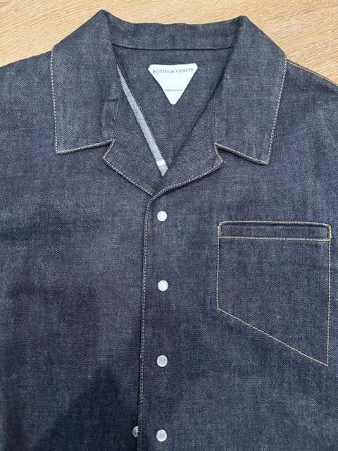 Bottega Veneta Bottega Veneta Men's Jacket Short Sleeve Denim sz 46 Indigo Size US S / EU 44-46 / 1 - 3 Thumbnail