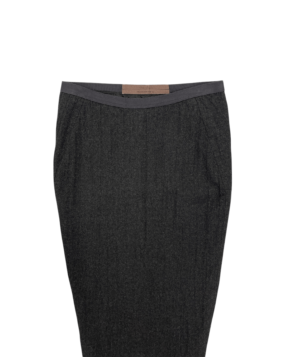 Rick Owens Rick Owens 12AW "MOUNTAIN" Wool Pencil Skirt Size 27" / US 4 / IT 40 - 6 Thumbnail