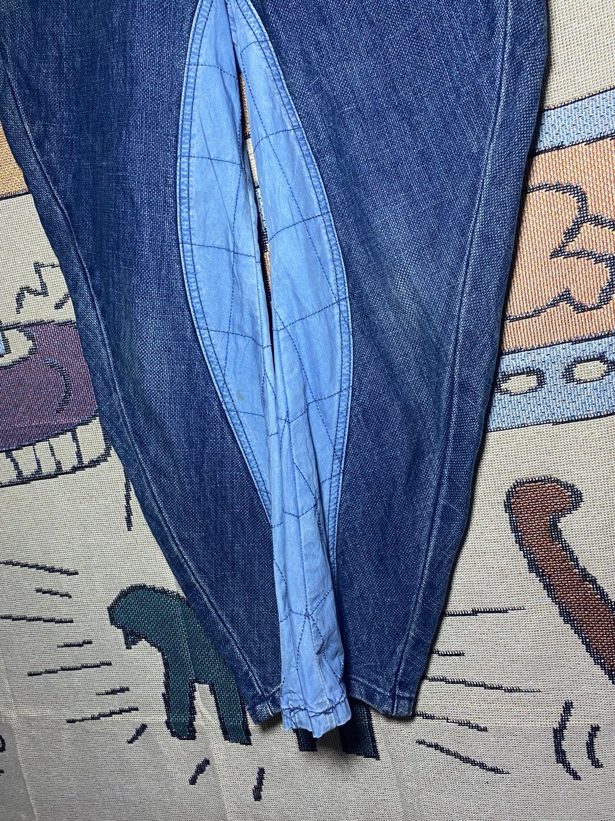 Issey Miyake Net-net Issey Miyake Blue Denim Jeans Designer Size US 29 - 3 Thumbnail