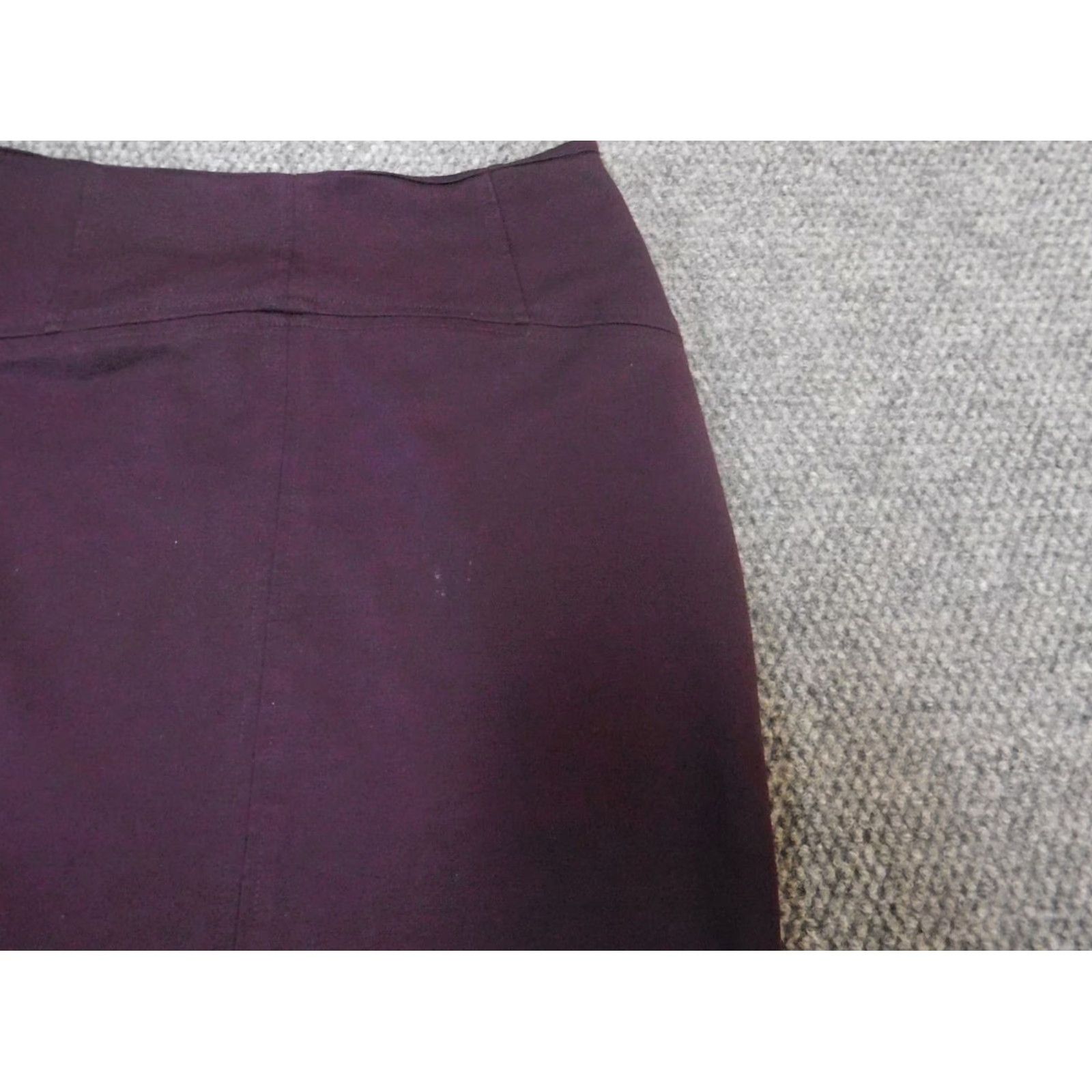 Vintage New York and Company Skirt Womens 6 Purple Zip Knee Length A-Line Plaid Zipper Midi? Size 28" / US 6 / IT 42 - 5 Thumbnail