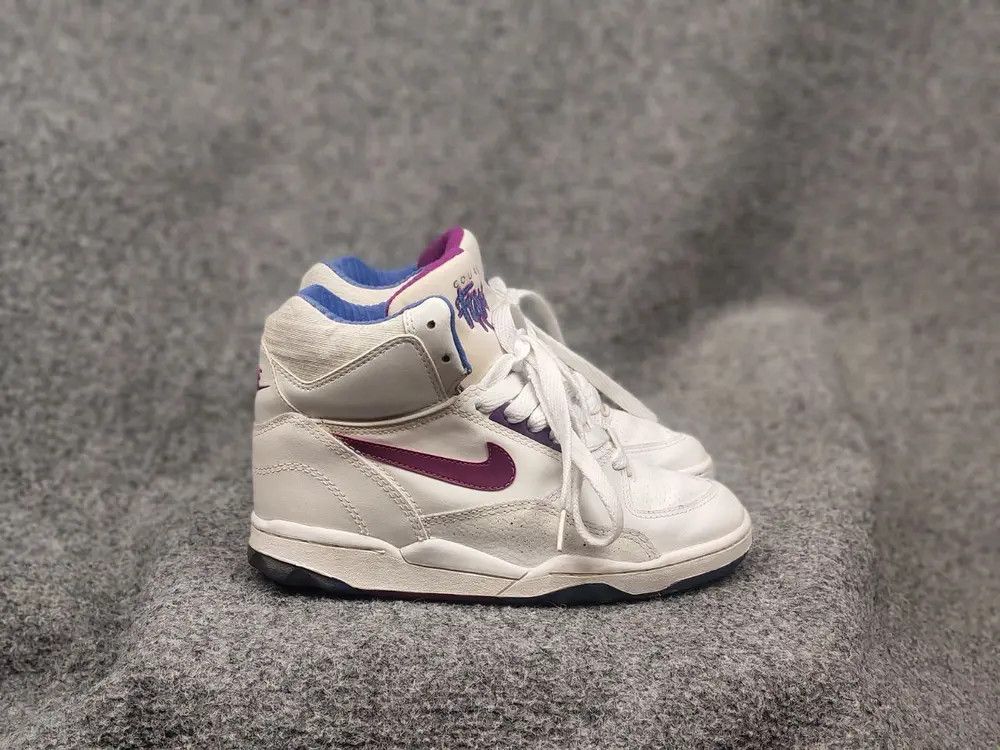 Nike Rare Vintage Original 90's Nike court flare Hi top sneakers Size US 8 / IT 38 - 1 Thumbnail