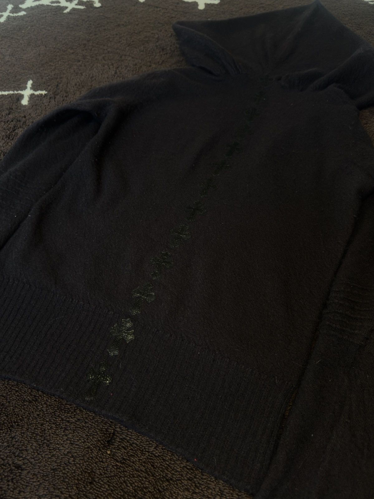Chrome Hearts × Rick Owens Chrome hearts Rick Owens multi cross cashmere hoodie Size US M / EU 48-50 / 2 - 2 Thumbnail