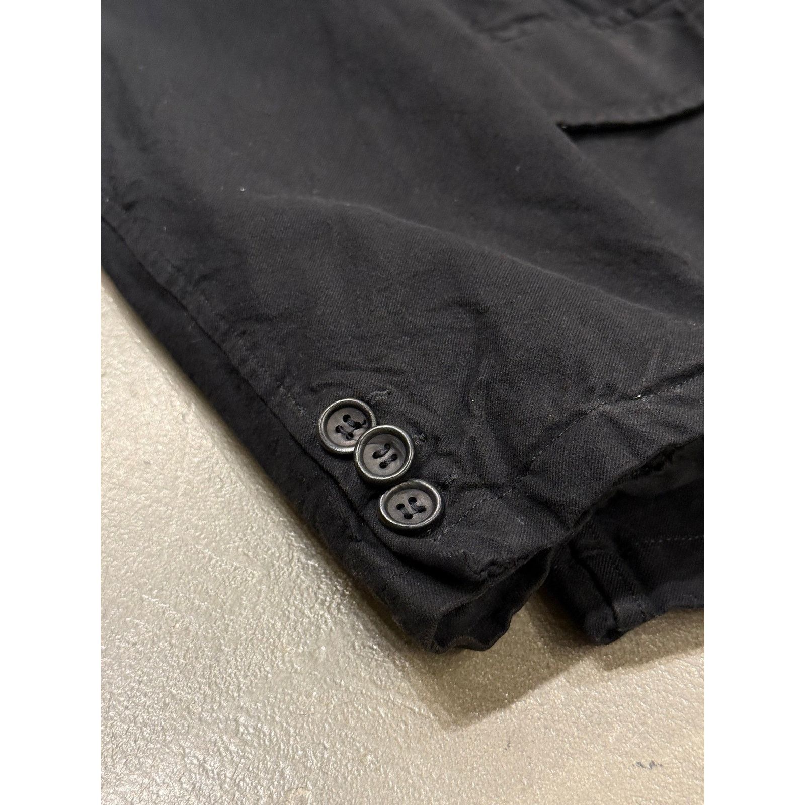 Comme des Garcons 2000s Comme des Garçons black washed blazer Size M / US 6-8 / IT 42-44 - 4 Thumbnail