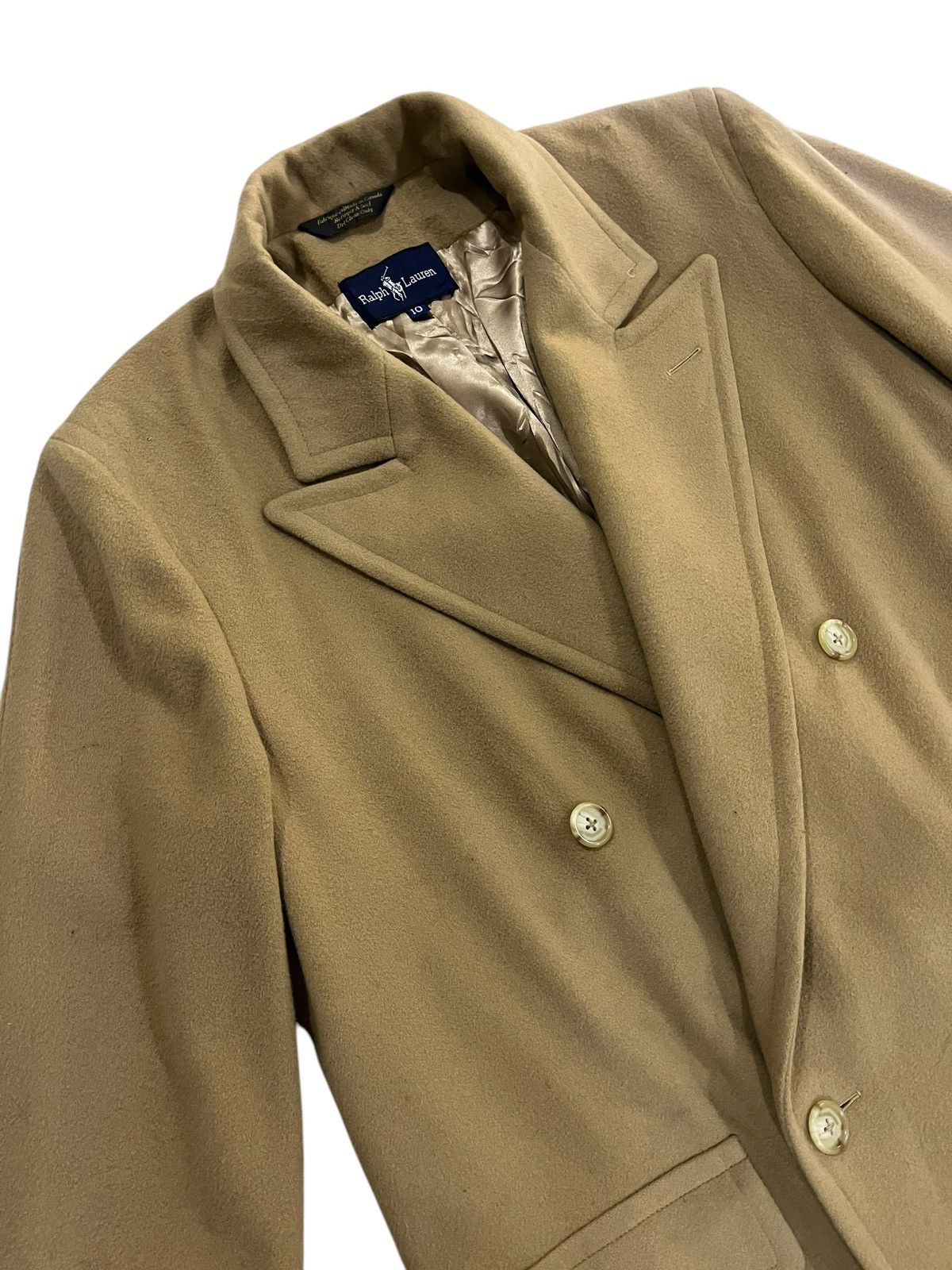 Polo Ralph Lauren VINTAGE POLO RALPH LAUREN WOOL D. BREASTED TRENCH COAT Size US L / EU 52-54 / 3 - 3 Thumbnail