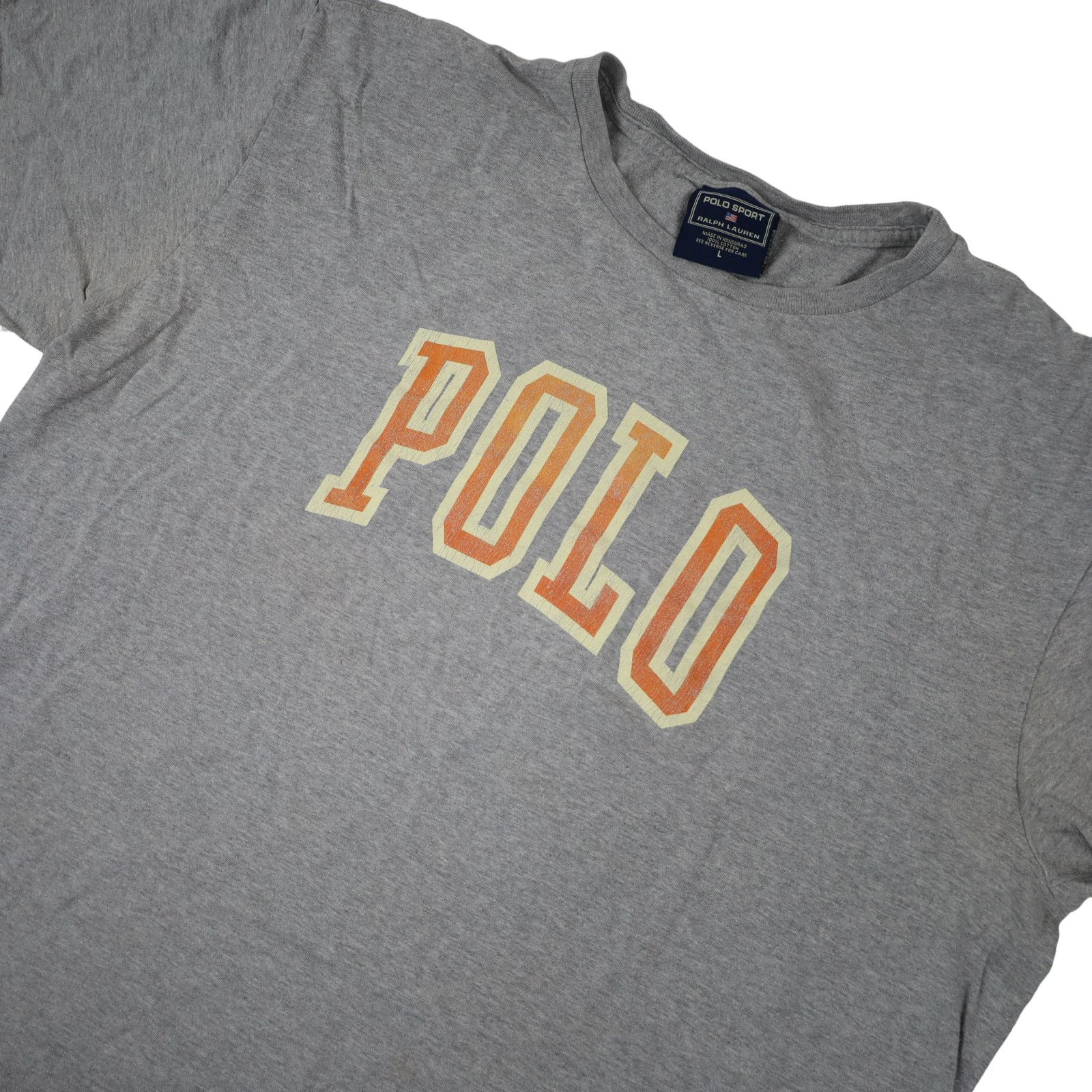 Polo Ralph Lauren × Vintage Vintage Polo Sport Ralph Lauren Spellout Graphic T Shirt Size US L / EU 52-54 / 3 - 2 Thumbnail