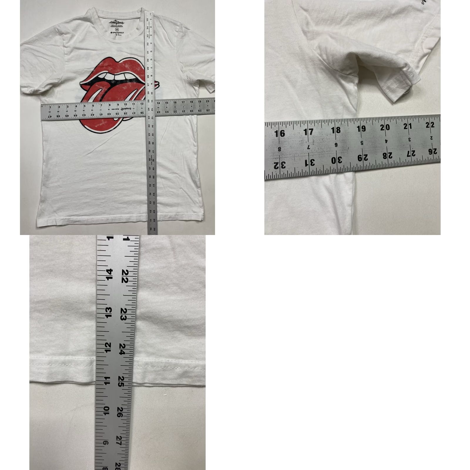 Vintage VINTAGE The Rolling Stones Graphic T-shirt Women Medium White Music Size M / US 6-8 / IT 42-44 - 8 Thumbnail