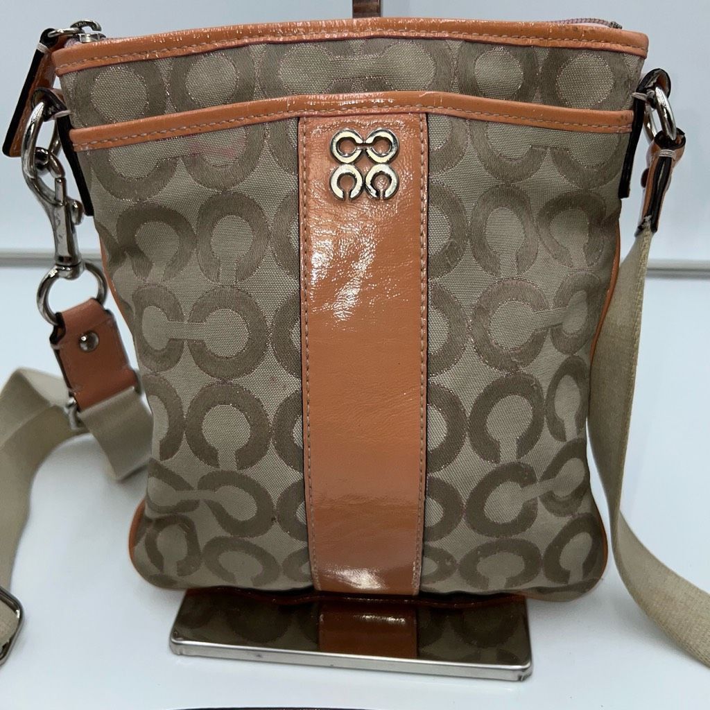 Coach COACH SIGNATURE OP ART JULIA CROSSBODY SWINGPACK **NO HANGTA Size ONE SIZE - 1 Thumbnail