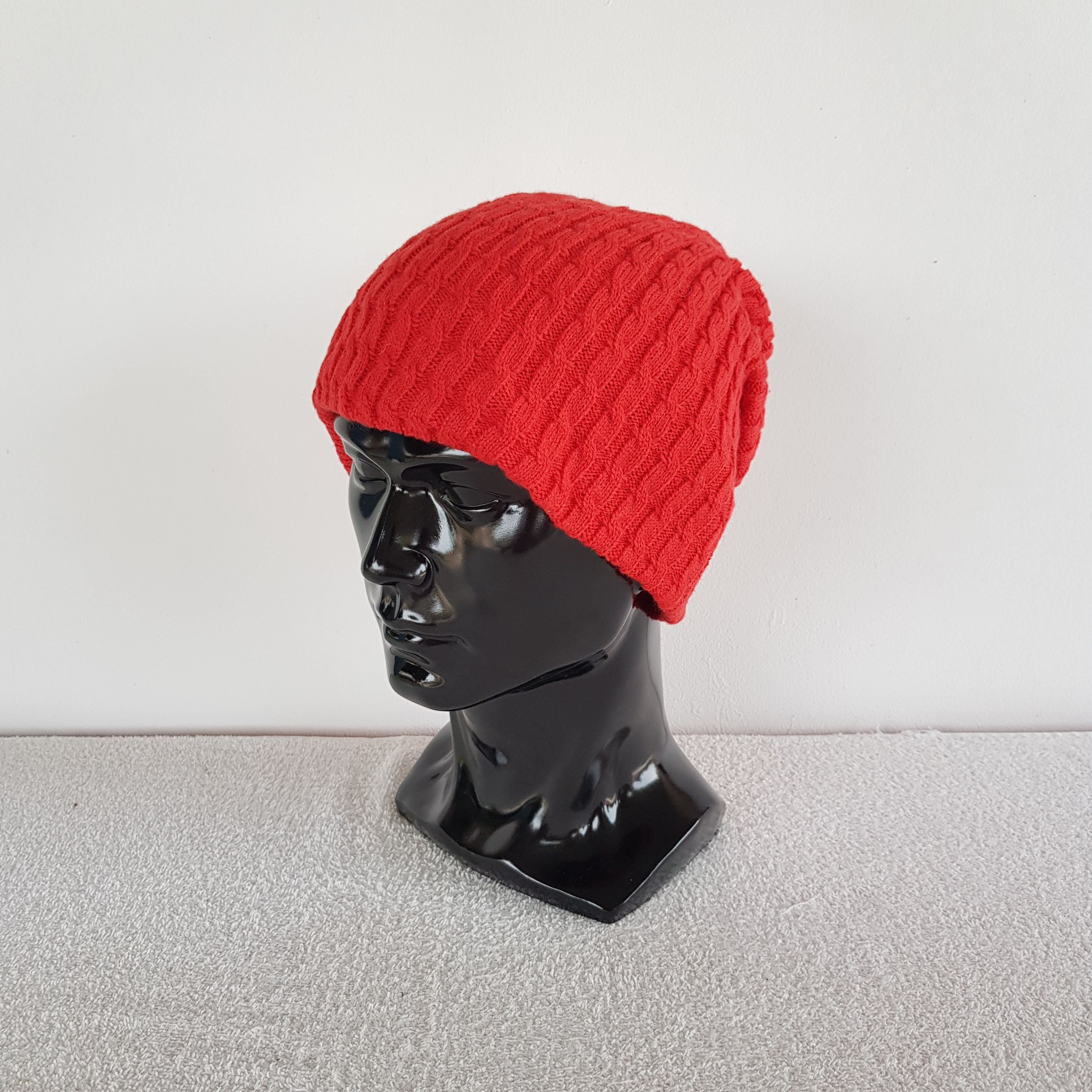Lacoste Vintage Lacoste Beanie Ribbed Knit Snow Cap Hats. Size ONE SIZE - 1 Thumbnail