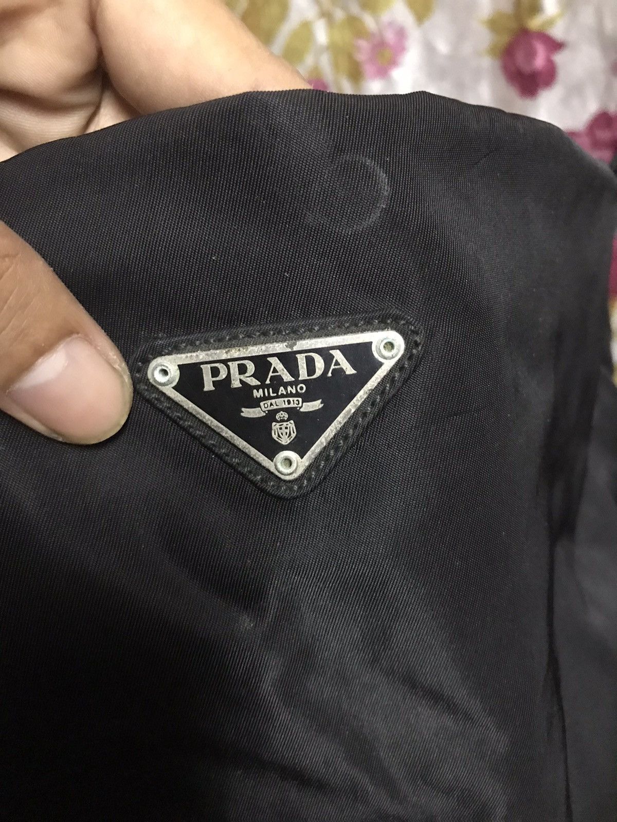 Prada × Vintage Authentic Prada Black Tote Bag Size ONE SIZE - 4 Thumbnail