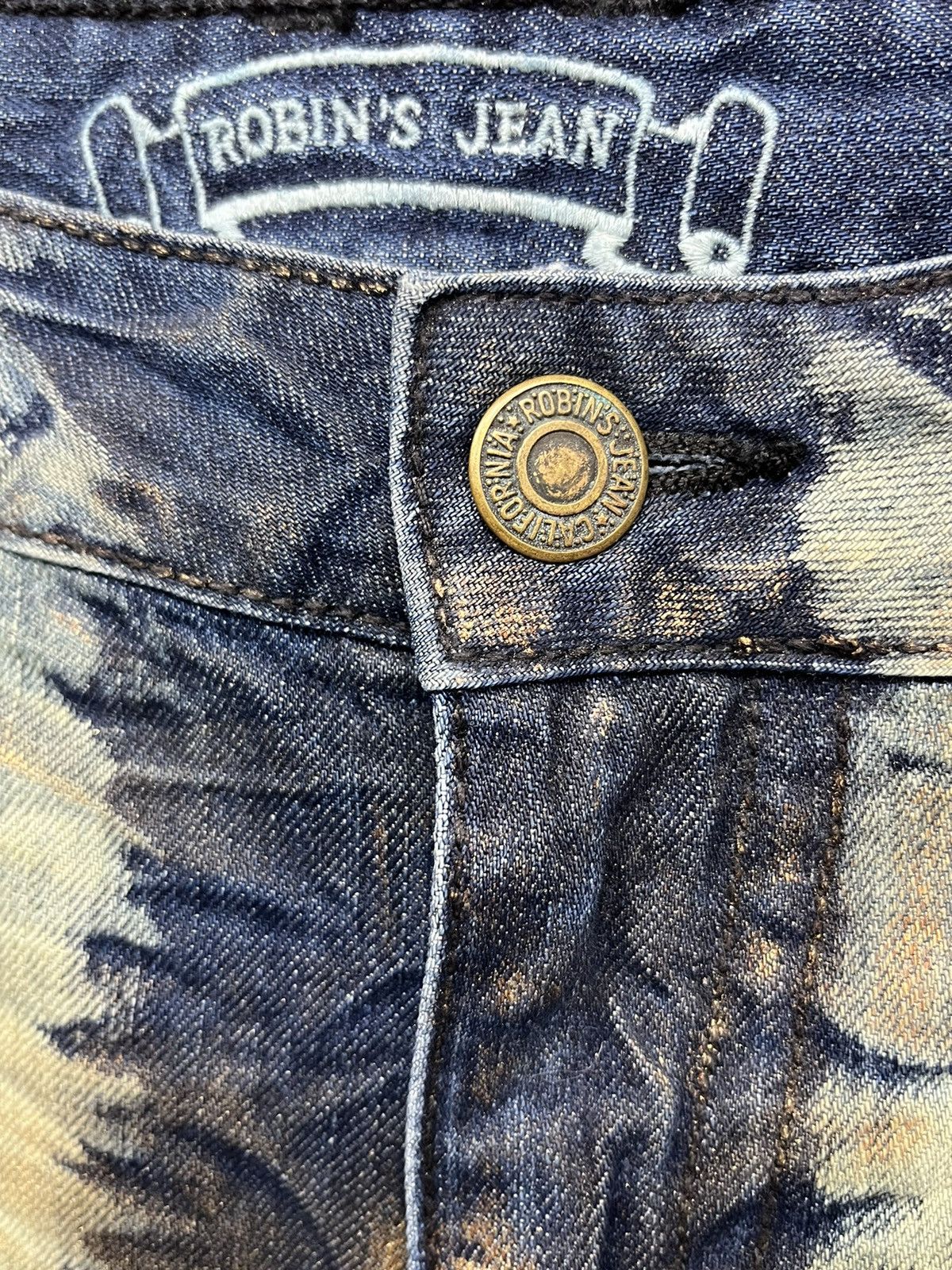 Asspizza × Robins Jeans 42”🔥RARE ROBIN’S JEANS FYE DESIGN Long Flap Studded Striped Size US 42 / EU 58 - 19 Thumbnail