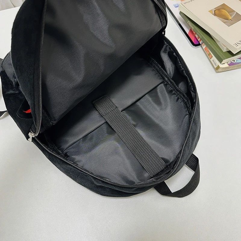 Other Black Hedgehog Plush Backpack Bag Size ONE SIZE - 6 Thumbnail