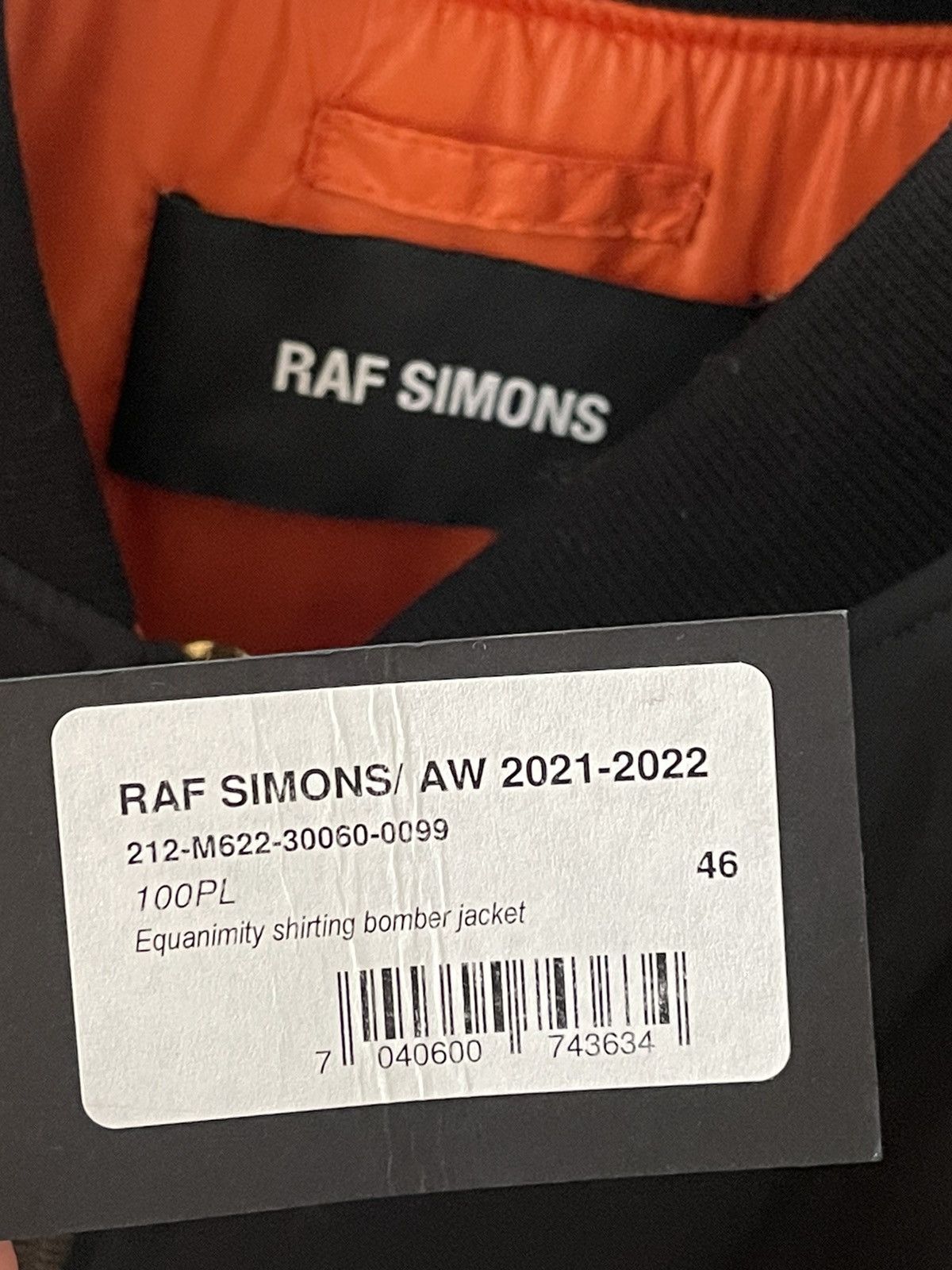 Raf Simons Raf Simons Equanimity Oversized Bomber Size US S / EU 44-46 / 1 - 5 Thumbnail