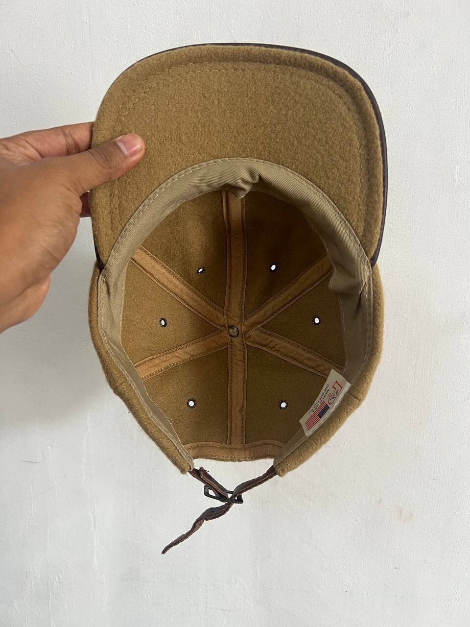 Vintage Vintage Leather Hat Size ONE SIZE - 8 Thumbnail