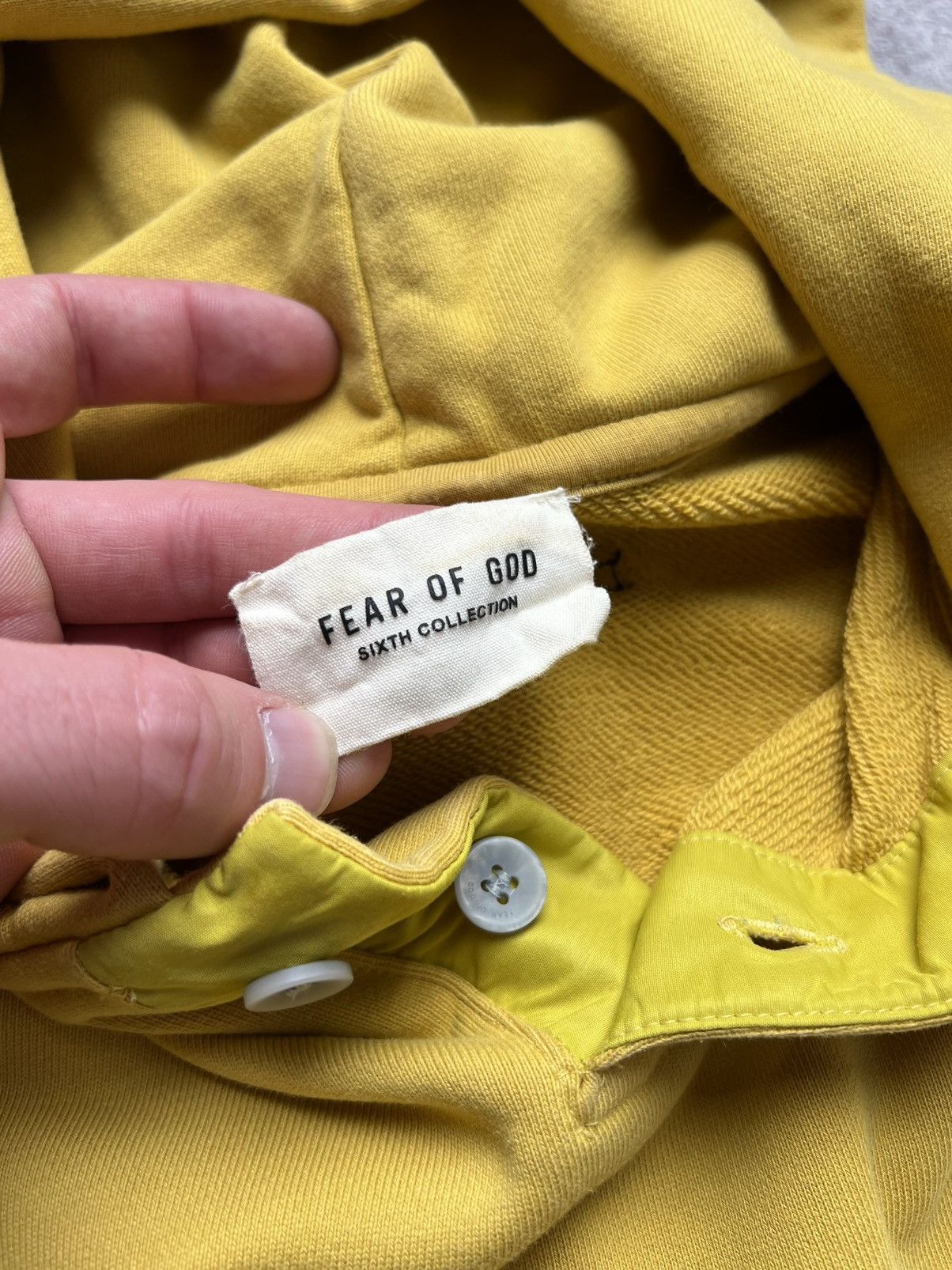 Fear of God Fear of God henley hoodie Size US XS / EU 42 / 0 - 5 Thumbnail