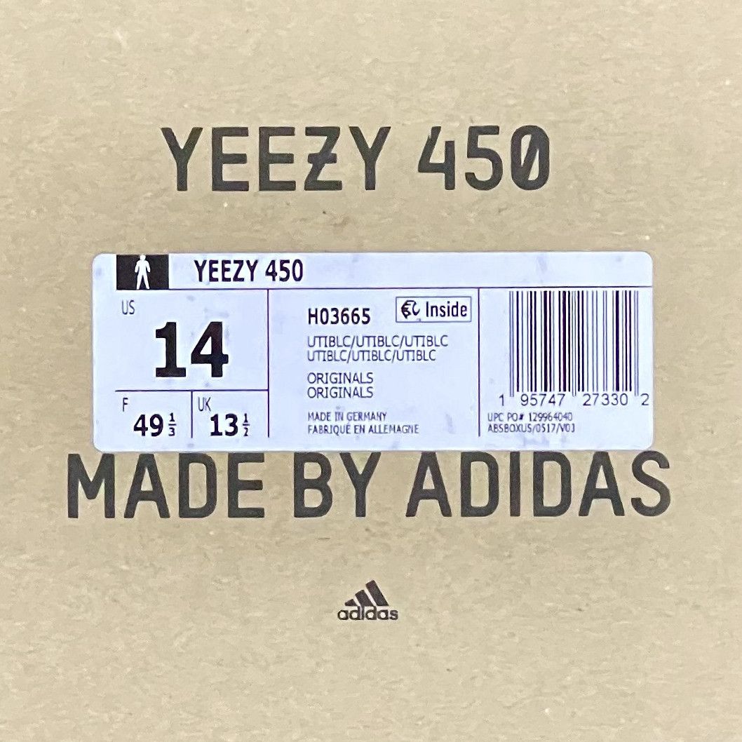 Adidas Adidas Yeezy 450 Utility Black (2022) Size 14 Size US 14 / EU 47 - 11 Thumbnail