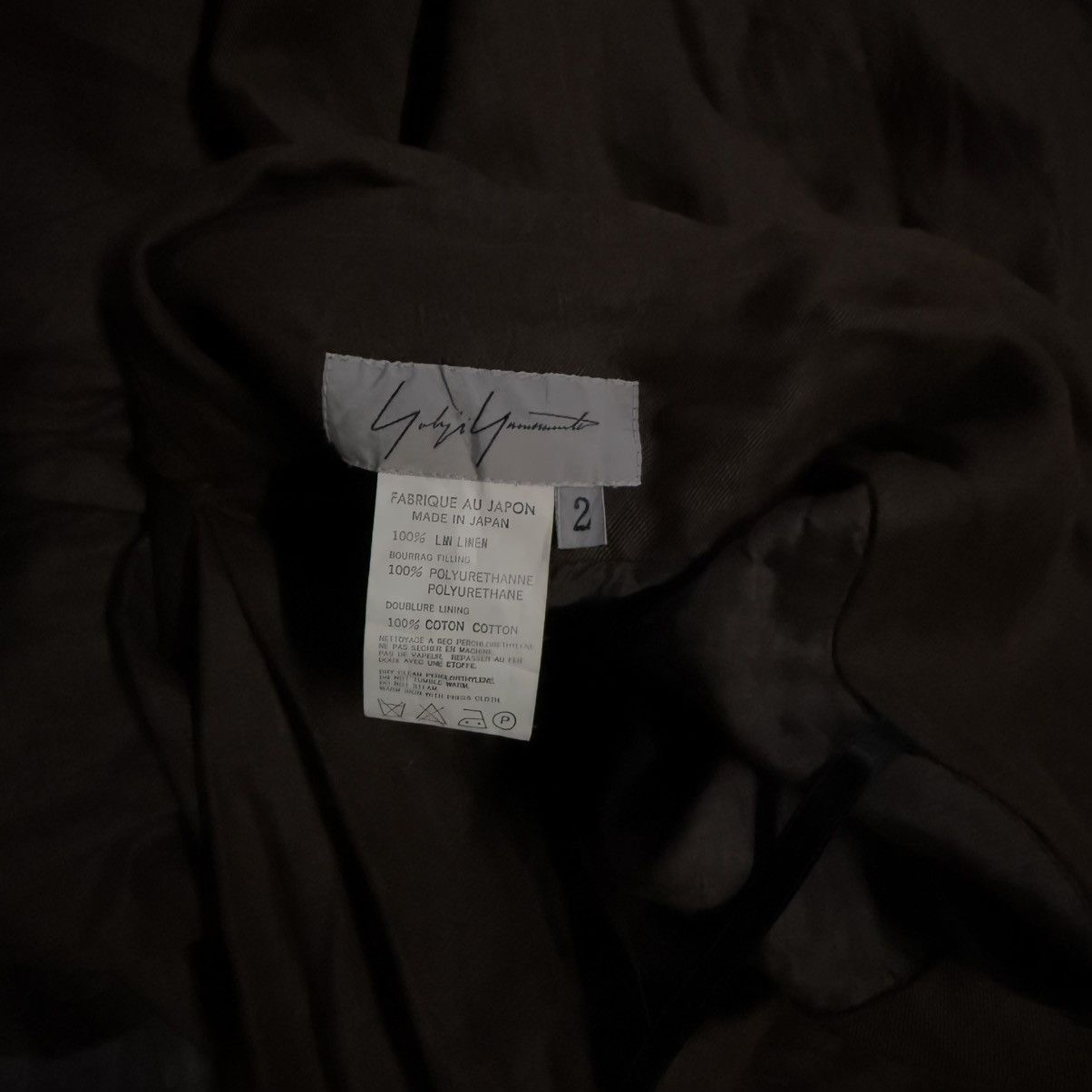 Yohji Yamamoto Vtg Yohji Yamamoto Signature SS95 Poncho Cloak Capes Size US L / EU 52-54 / 3 - 10 Thumbnail