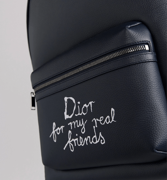 Dior o1w1db10825 Size : OS / 1ESBA1 Zipped Backpack in Navy Blue Size ONE SIZE - 6 Thumbnail