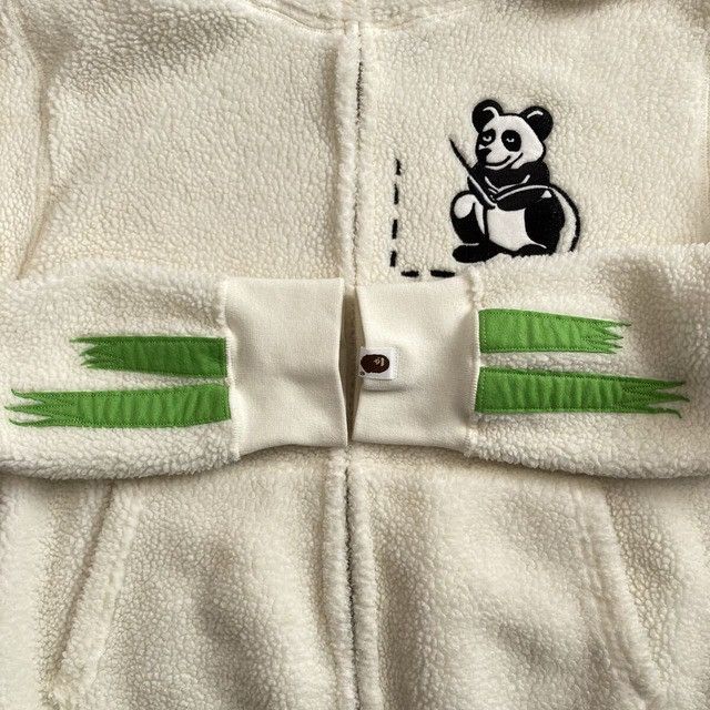 Bape BAPE White Boa Panda Full Zip Hoodie a bathing ape NIGO Size US M / EU 48-50 / 2 - 6 Thumbnail