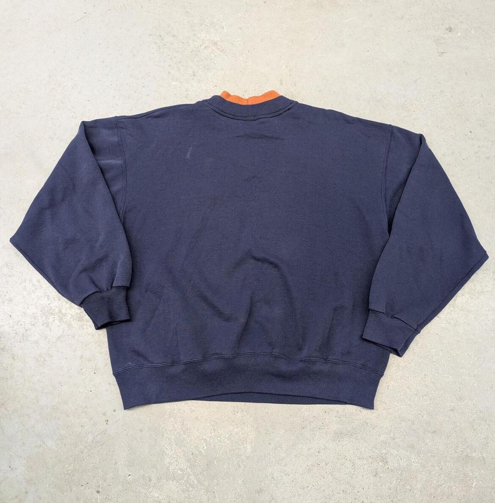 Vintage Vintage 90s Eastern Blue Bird Night Sky Sweater Size US L / EU 52-54 / 3 - 3 Thumbnail