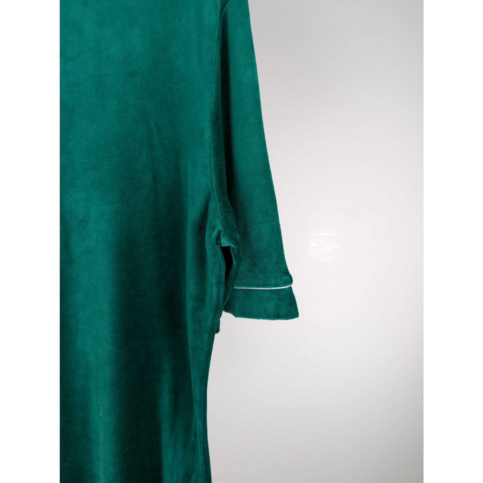 Casablanca o1rshd1 CC20 Men's Short Sleeved Velour Shirt in Evergreen Size US S / EU 44-46 / 1 - 14 Thumbnail