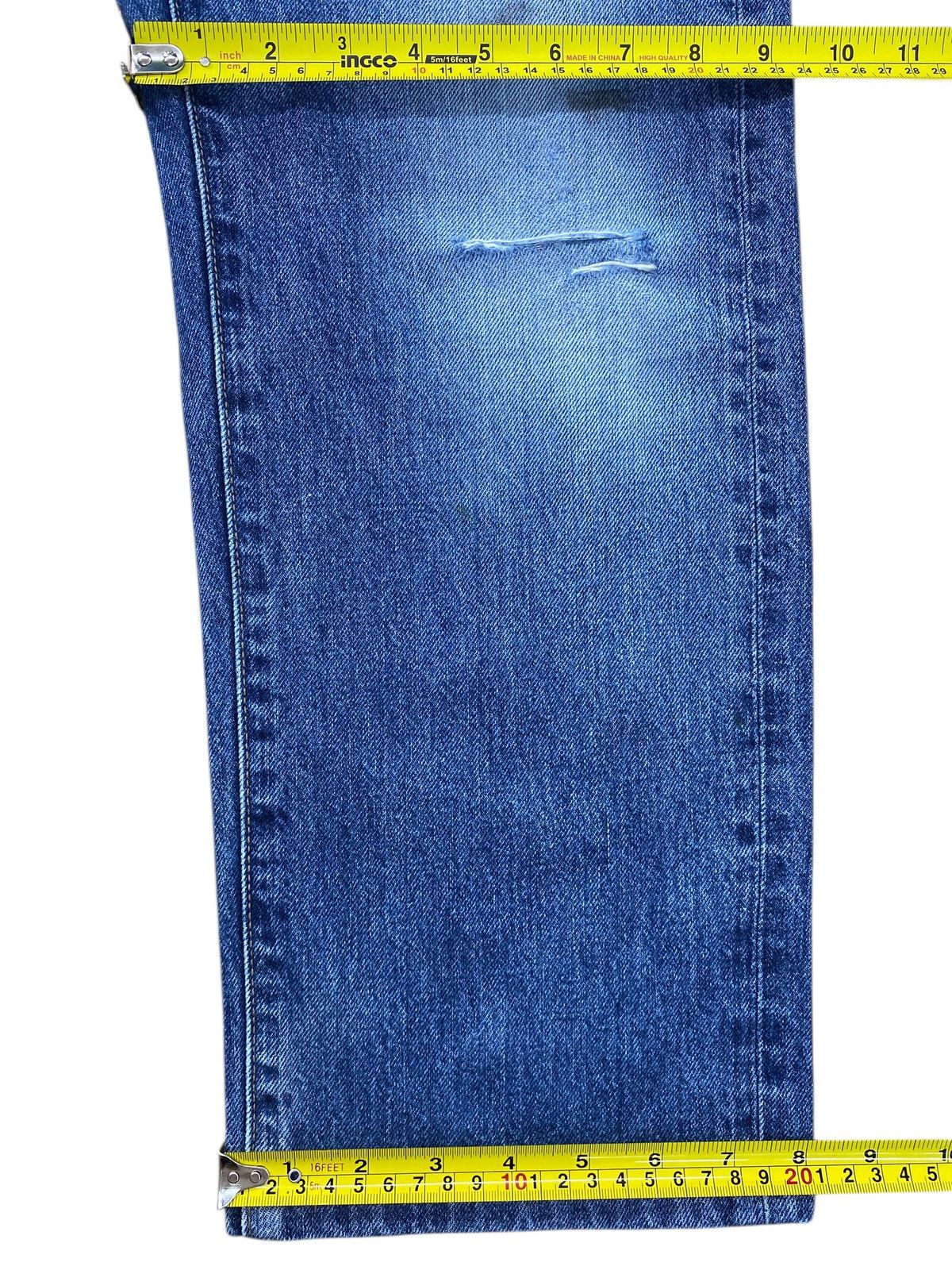 Uniqlo Uniqlo Blue Wash Style Straight Leg Jeans Size US 32 / EU 48 - 9 Thumbnail