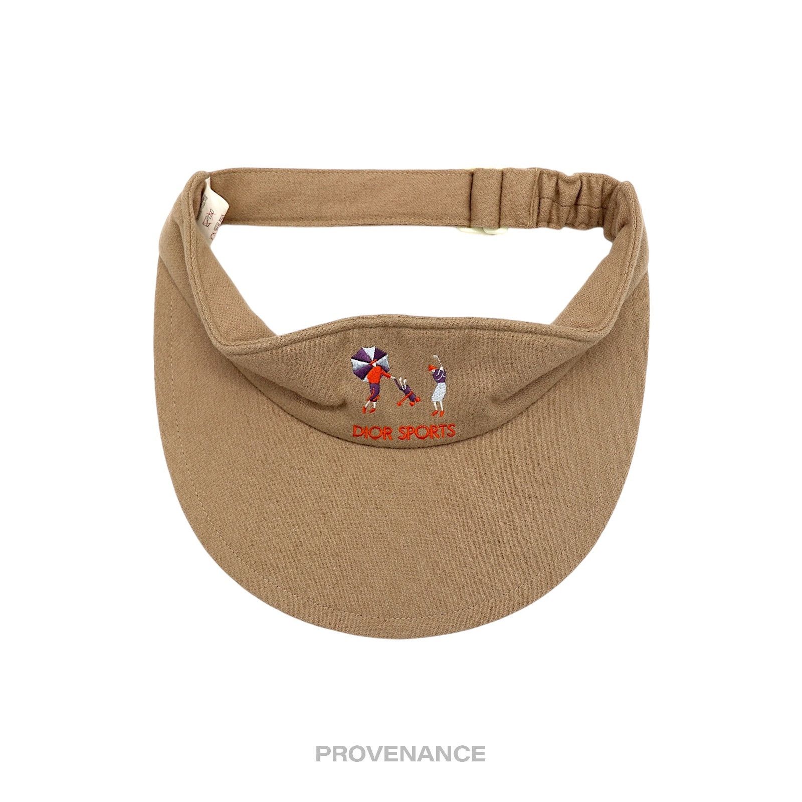 Dior 🔴 Dior Sports Golf Embroidered Visor - Sand Size ONE SIZE - 1 Thumbnail