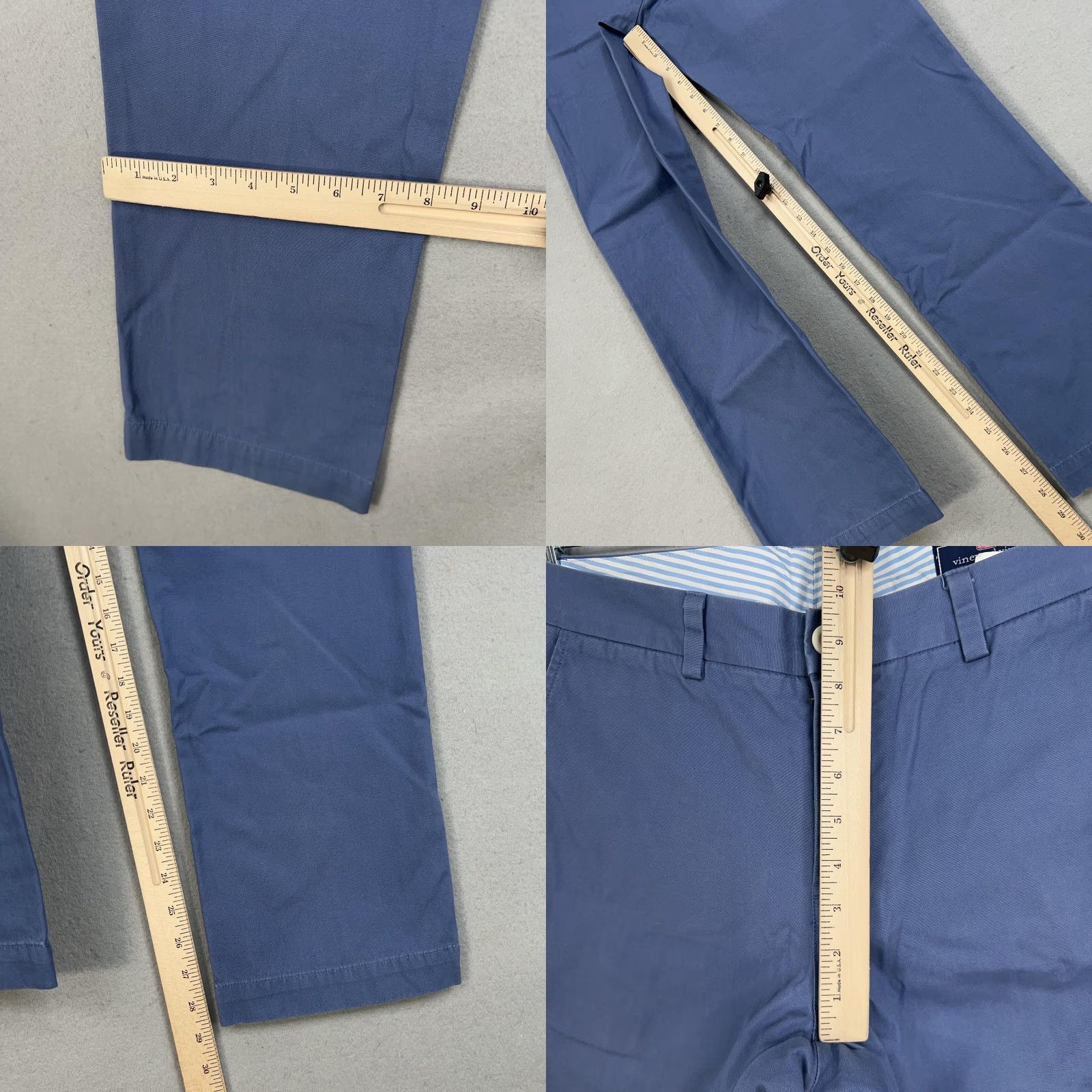 Vineyard Vines Vineyard Vines Pants Mens 30x30 Blue Chino Flat Front Casual Preppy Golf Slacks Mens Pants Blue Chino Flat Front Slacks Regular 30 Inseam 30 Size US 30 / EU 46 - 9 Thumbnail