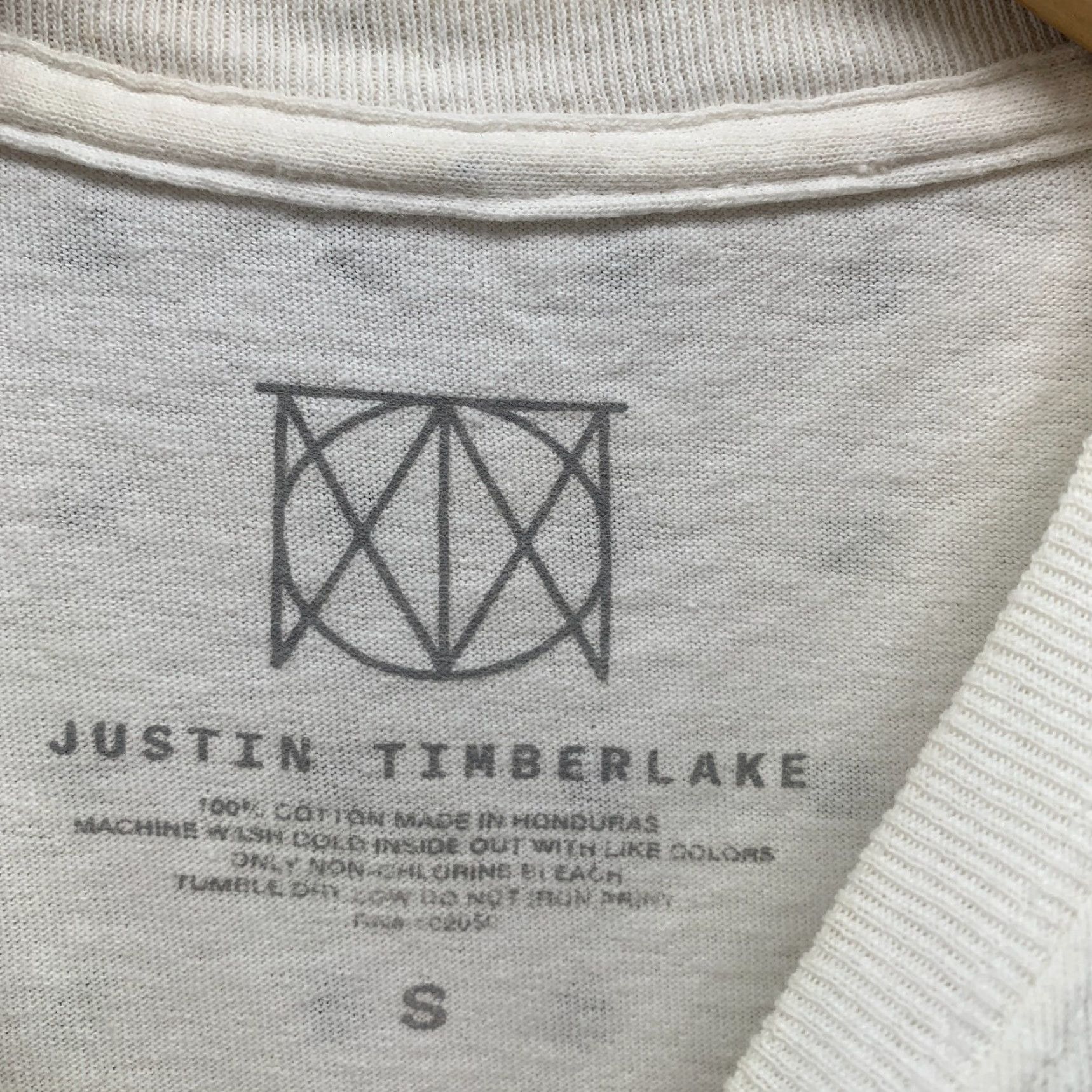 Vintage Justin Timberlake Shirt White Adult Small Short Sleeve Man Of The Woods Tour Music Graphic Print Size US 29 - 7 Thumbnail