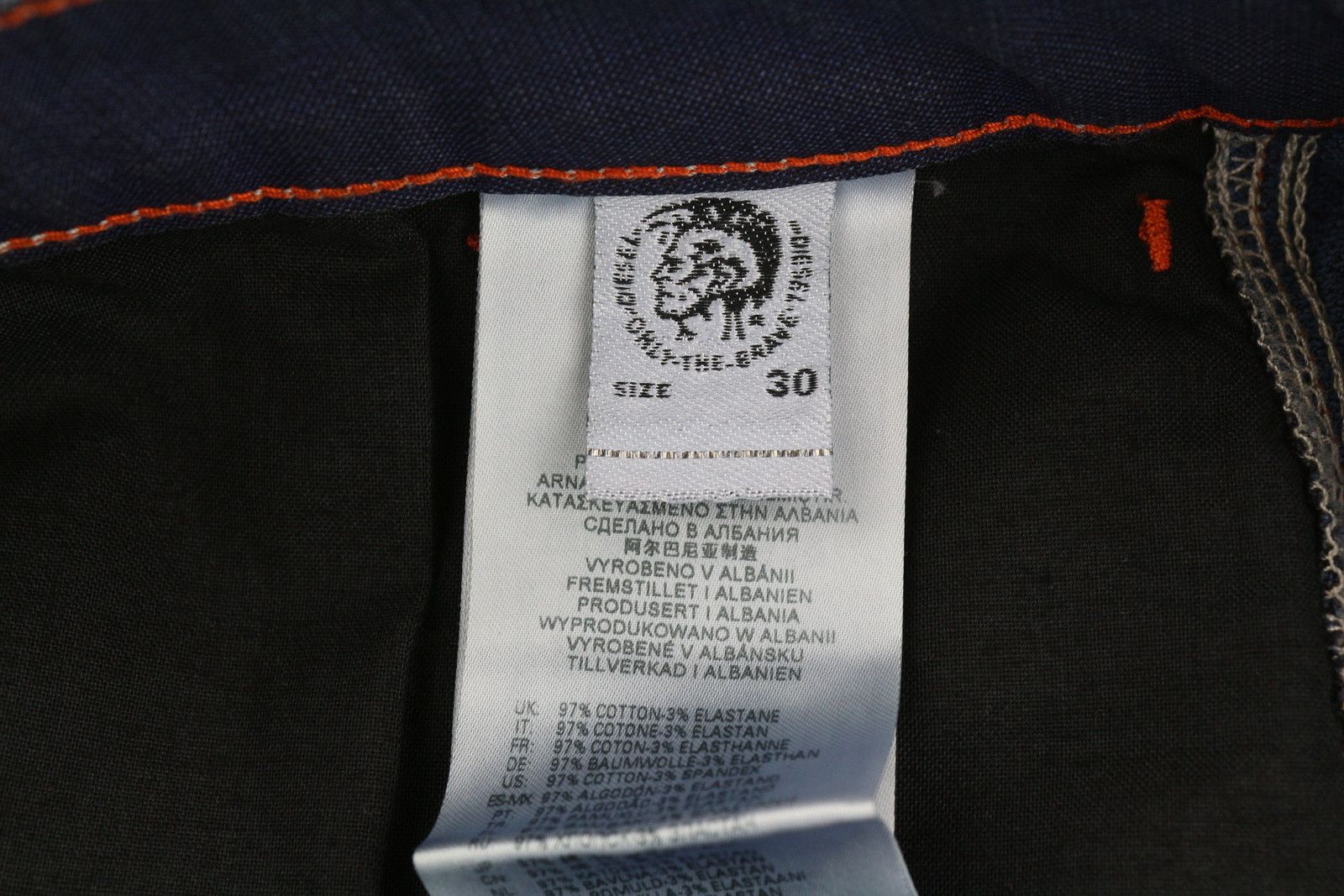 Diesel D-FRANKY CARP JOGG 0EEAW W30 Straight Stretch Jeans 40926 Size US 30 / EU 46 - 11 Thumbnail