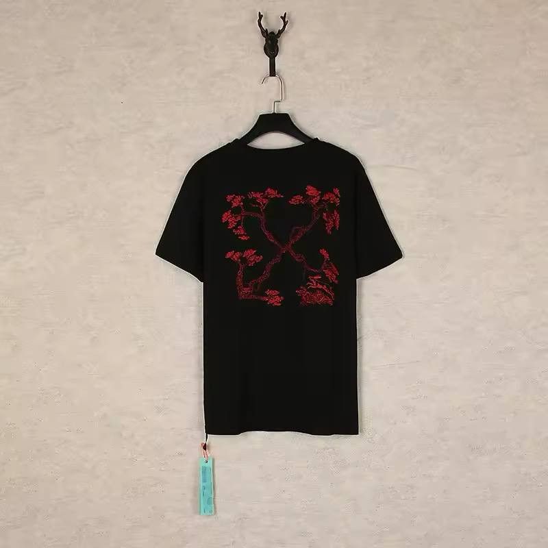 Japanese Brand × Vintage cotton T-shirt with floral embroidery Size US XL / EU 56 / 4 - 1 Thumbnail