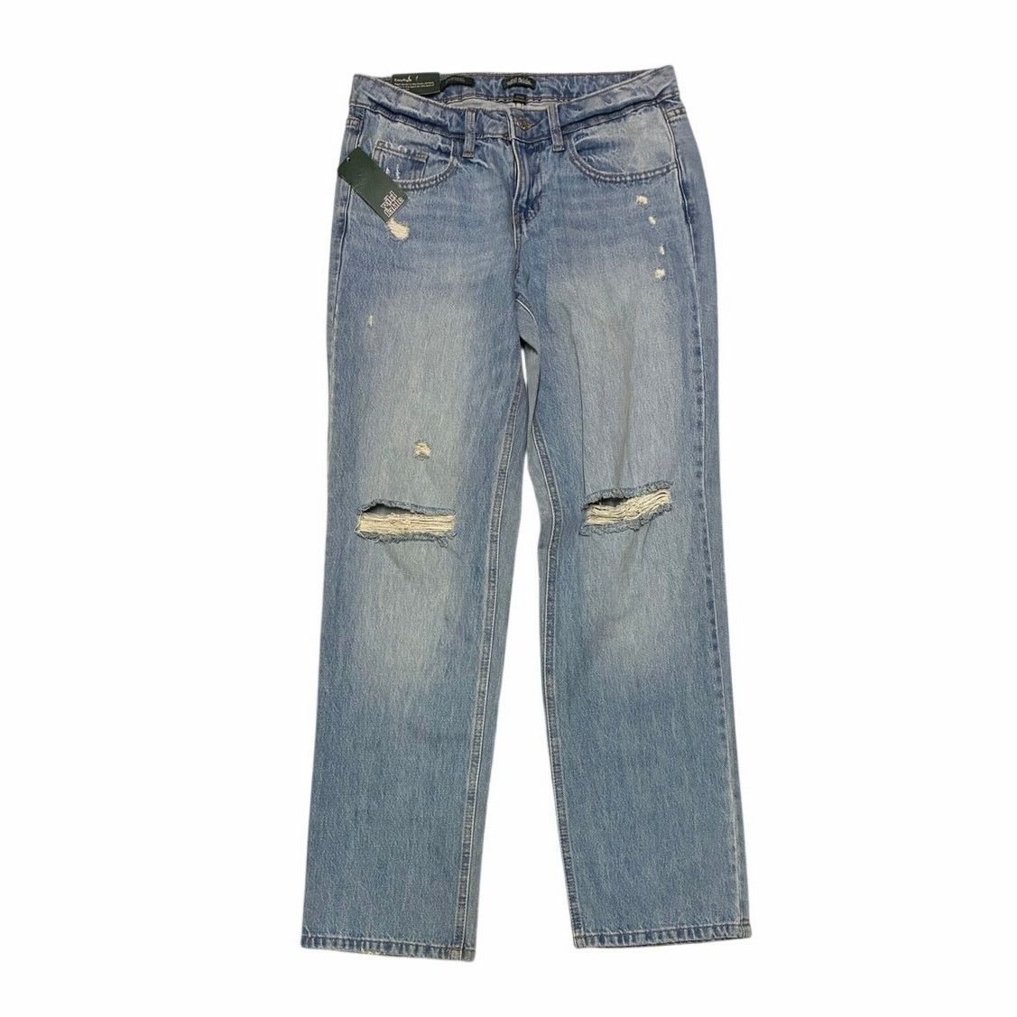 The Unbranded Brand Mid Rise Straight Retro De Tiro Medio Sz 4 Light Blue Size 27" / US 4 / IT 40 - 6 Thumbnail