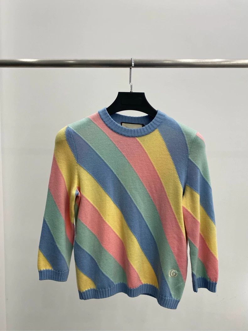 Gucci Gucci Ice Cream Color Sweater Size S Size US S / EU 44-46 / 1 - 1 Thumbnail