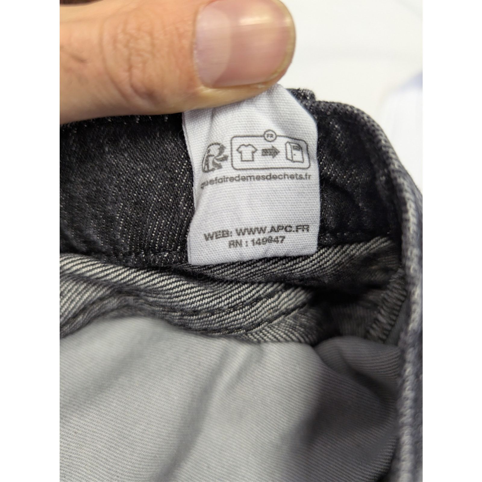A.P.C. o1rshd1 Jean Achille Jean Faux in Noir Size US 32 / EU 48 - 18 Thumbnail