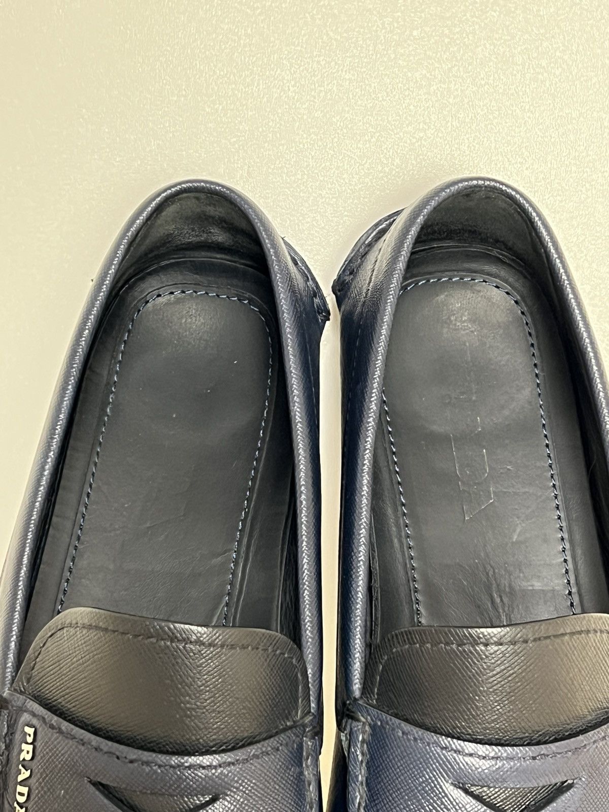 Prada Prada Saffiano Bi-Color Driving Loafers 2DD001 Size US 9.5 / EU 42-43 - 20 Thumbnail