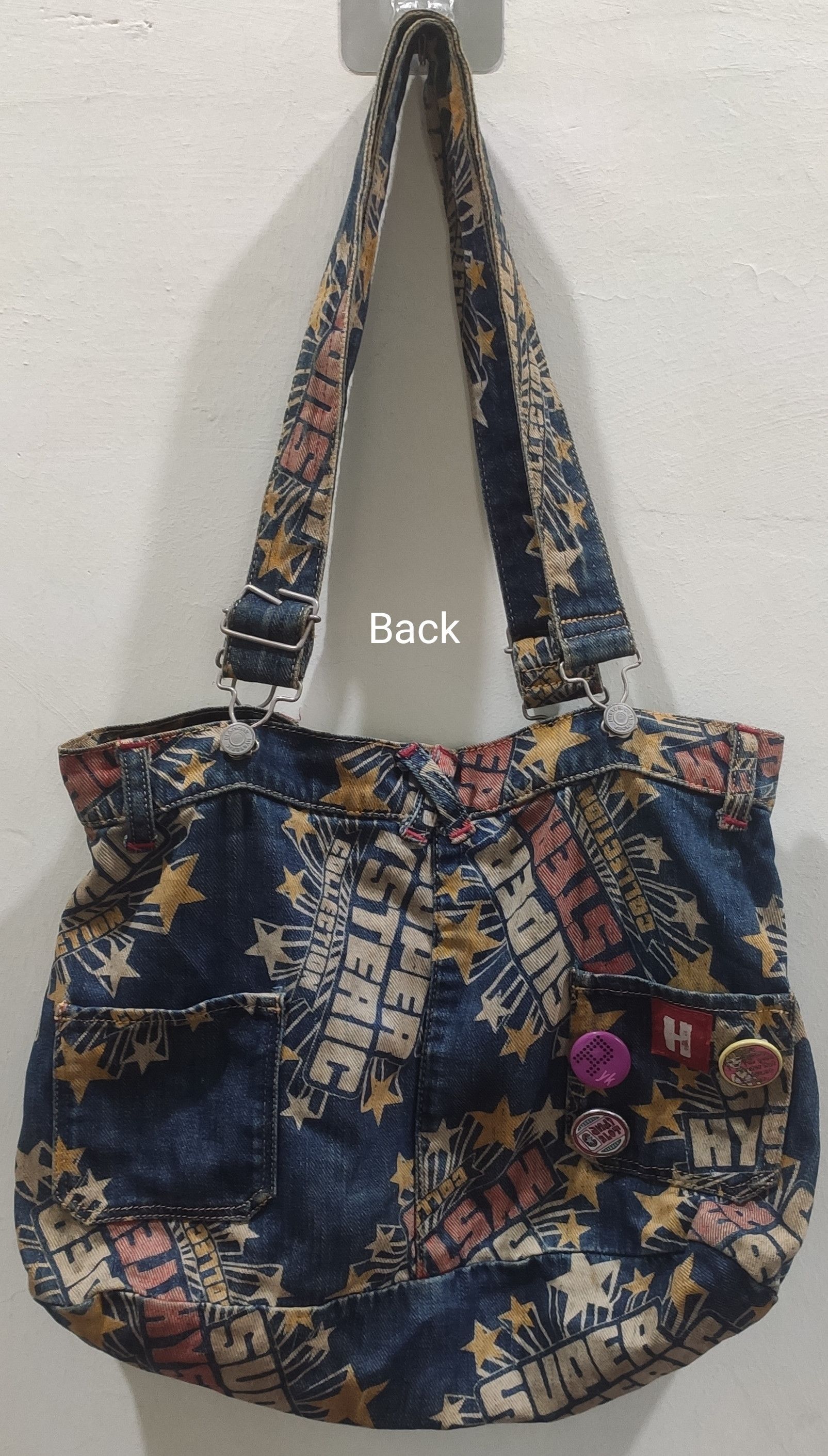 Hysteric Glamour × Vintage Vintage Denim Super Hysteric Glamour Collection Tote Beg Size ONE SIZE - 2 Thumbnail