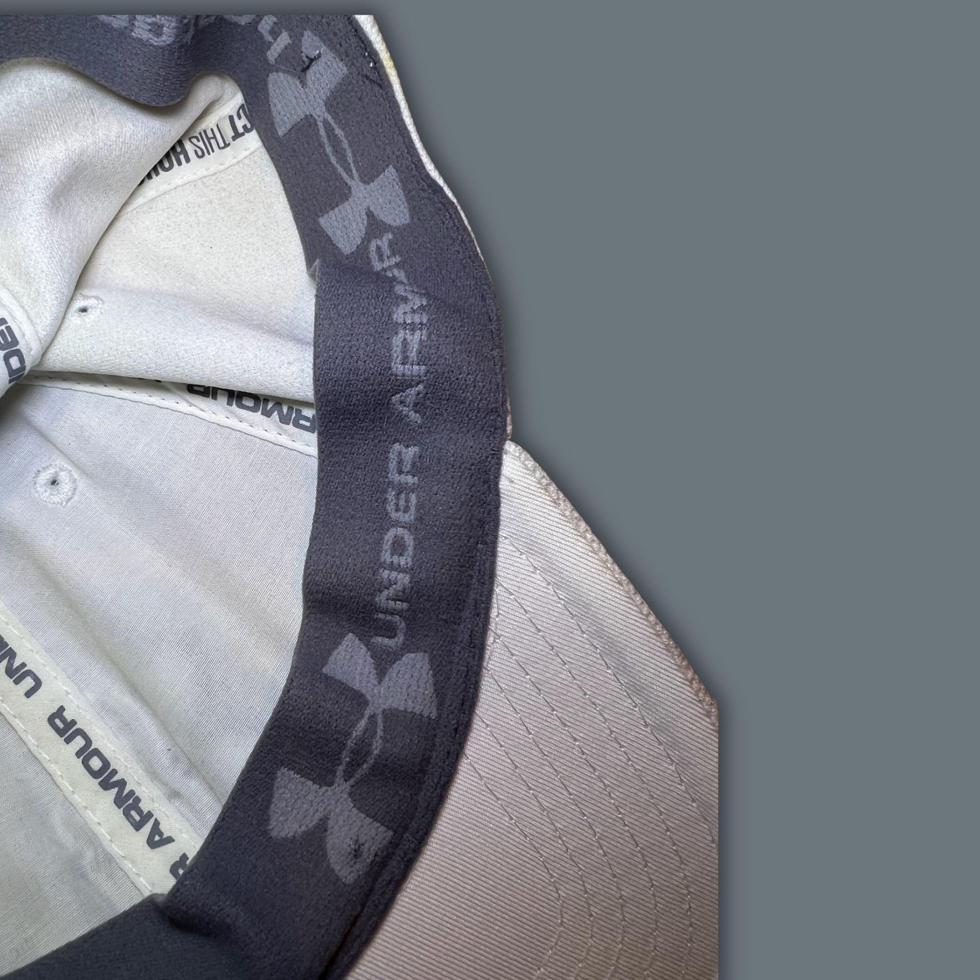 Under Armour Under Armour Mens Blitzing 3.0 Cap L/XL White Black Logo Bre Size ONE SIZE - 6 Thumbnail