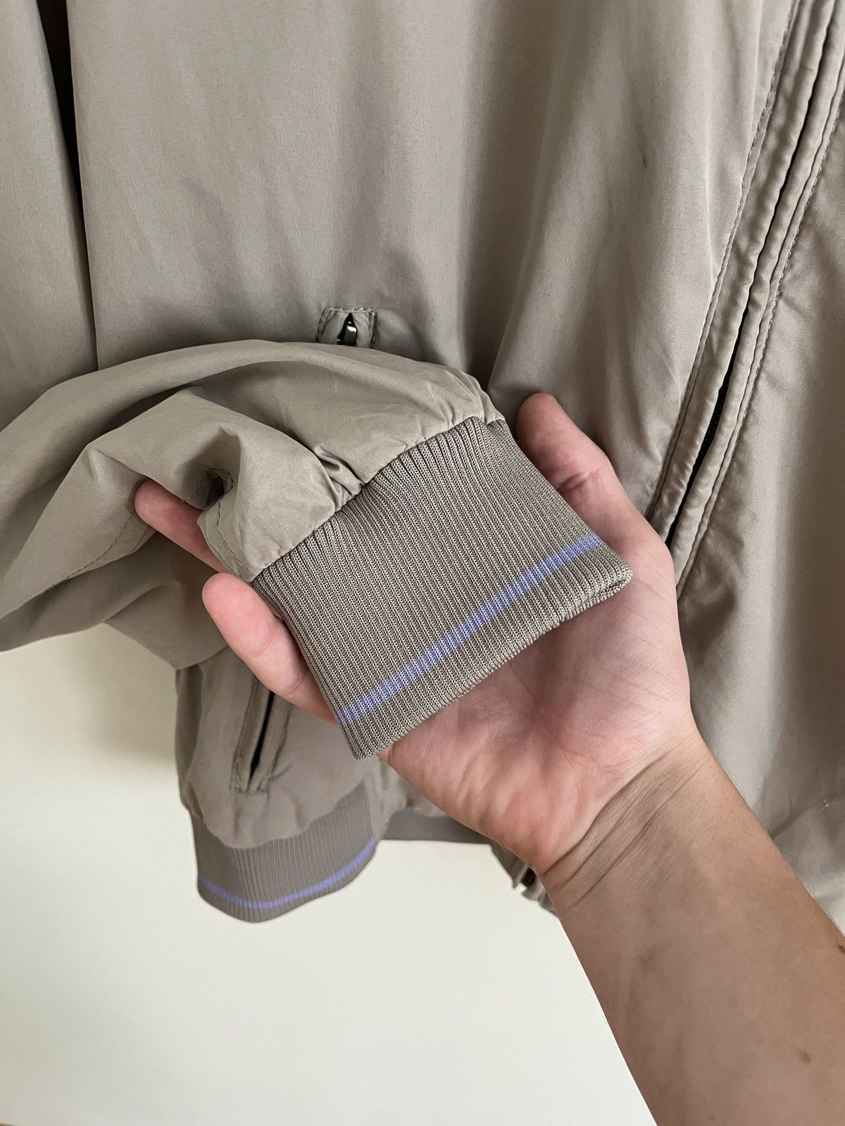 Versace Versace Collection Taupe Bomber Jacket - Size 48 Size M / US 6-8 / IT 42-44 - 5 Thumbnail