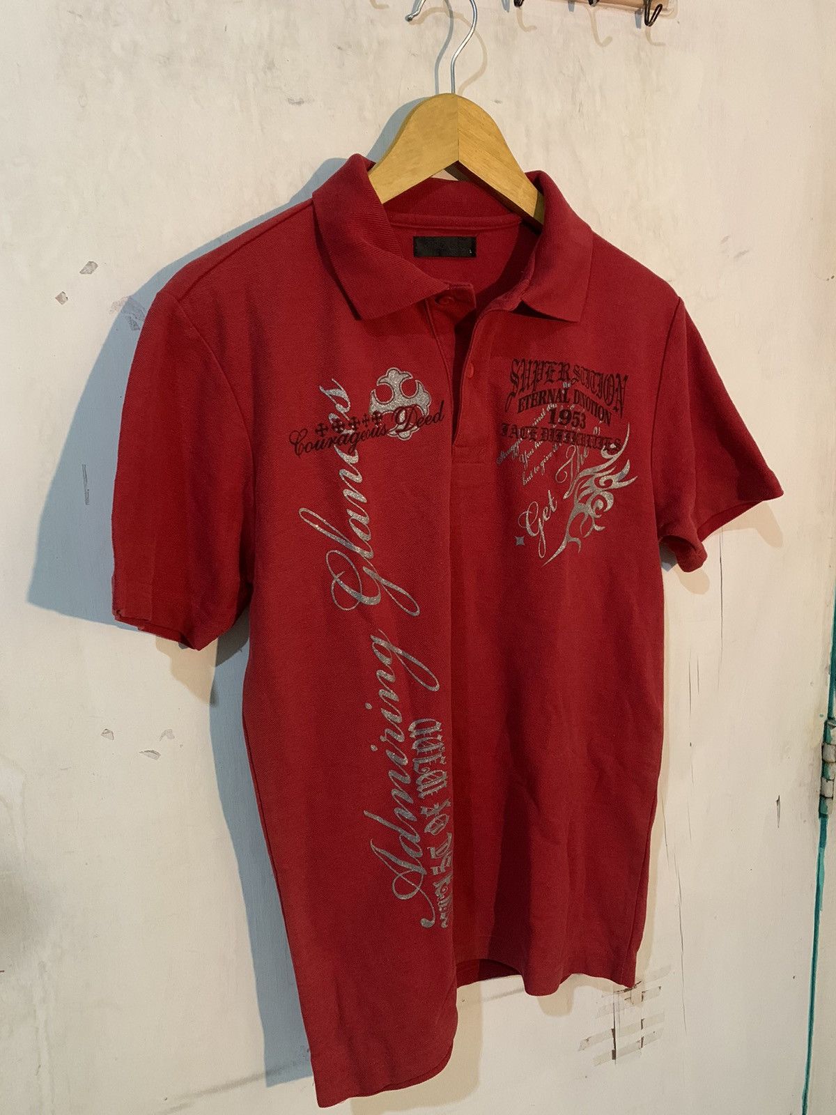 KMRii × Le Grande Bleu (L.G.B.) × Yasuyuki Ishii Japanese poem tribal Y2K styel Size US L / EU 52-54 / 3 - 3 Thumbnail