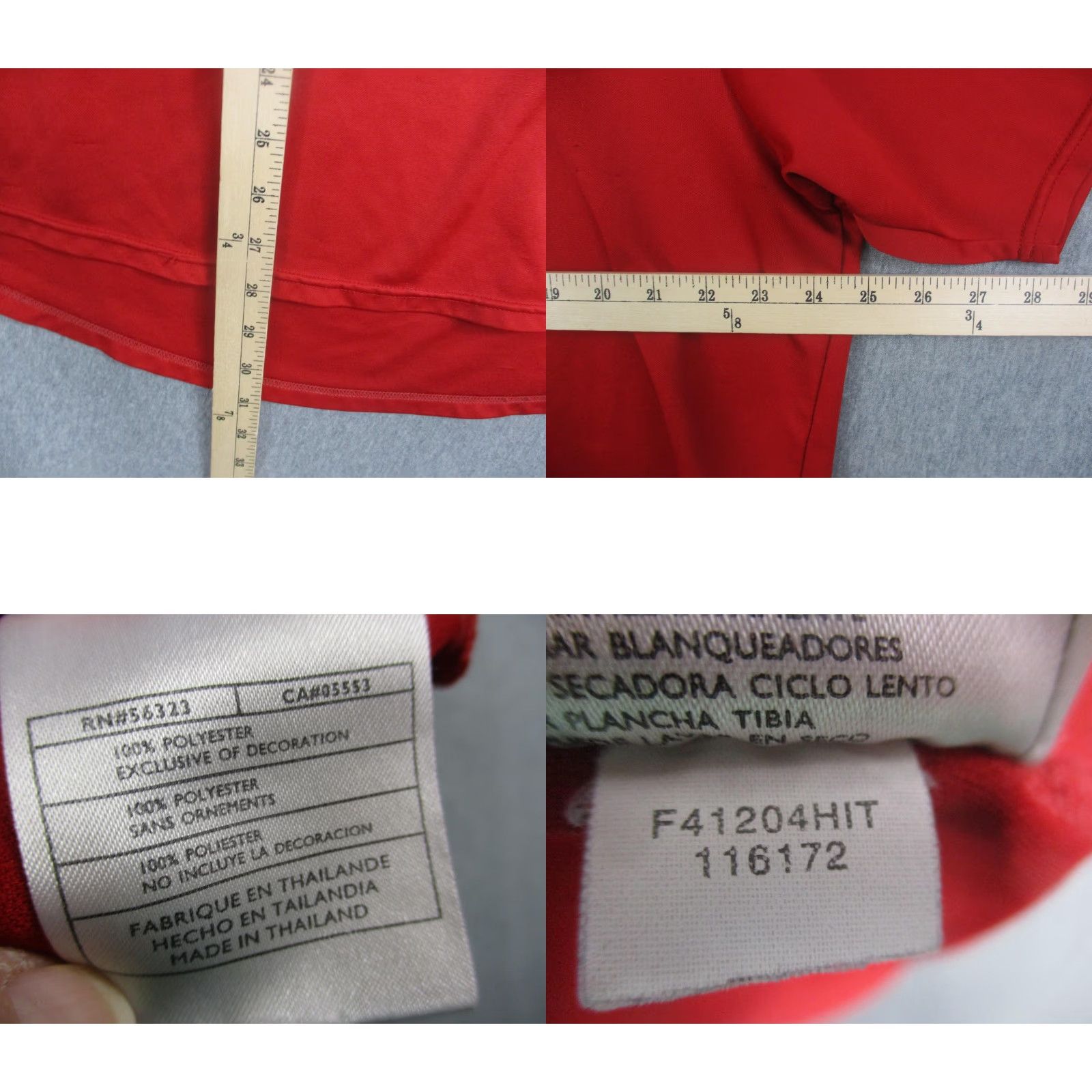 Nike VINTAGE Nike Sphere 90s Shirt 2XL Red Mens T-Shirt 90s Training F41204HIT Size US XXL / EU 58 / 5 - 8 Thumbnail