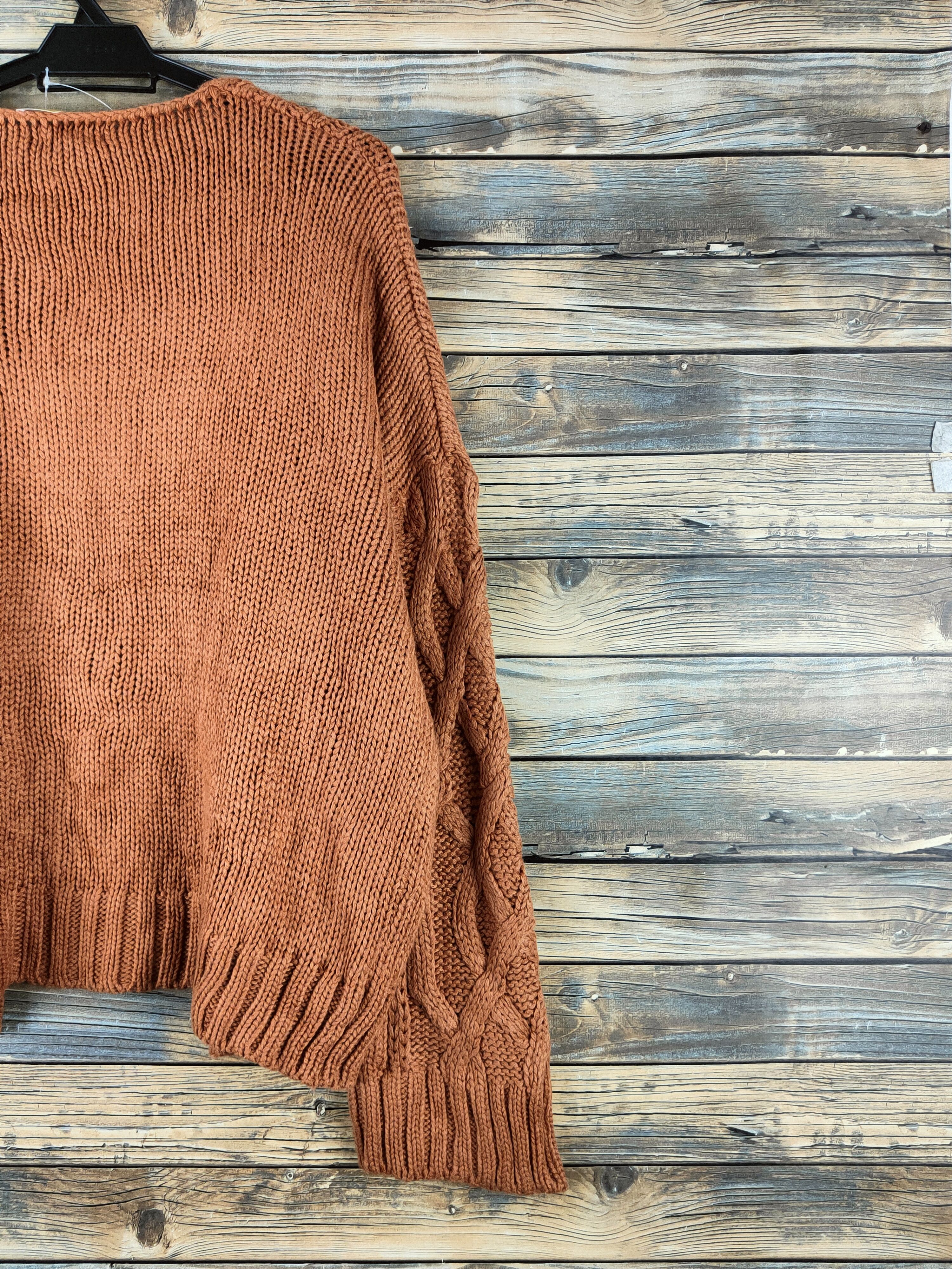 Japanese Brand DL Ney Brown Knitwear Cardigan #46-146 Size M / US 6-8 / IT 42-44 - 9 Thumbnail