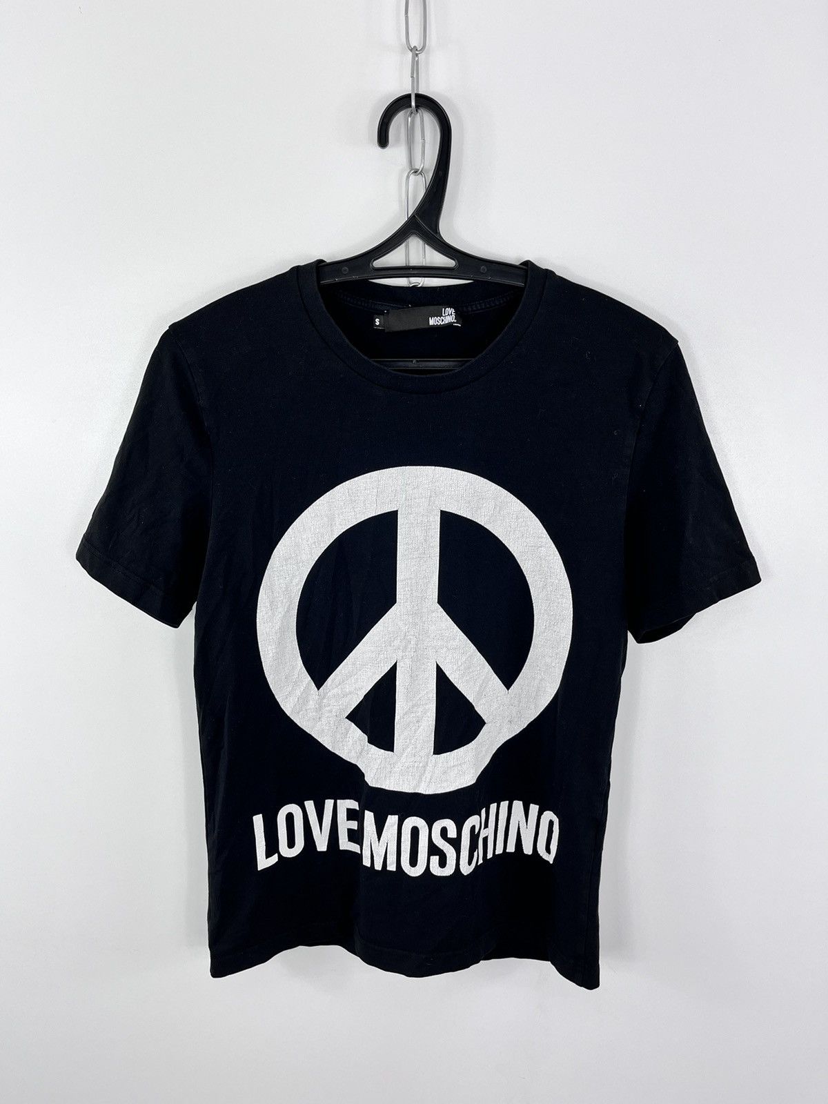 Japanese Brand Love Moschino T-Shirt Big Logo Black Size S Size US S / EU 44-46 / 1 - 1 Thumbnail