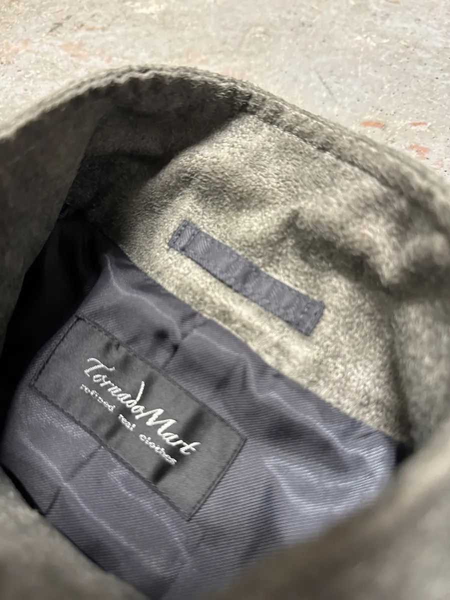 Tornado Mart × Vintage Tornado Mart Grey Suede Belted Trench Jacket Size US S / EU 44-46 / 1 - 12 Thumbnail