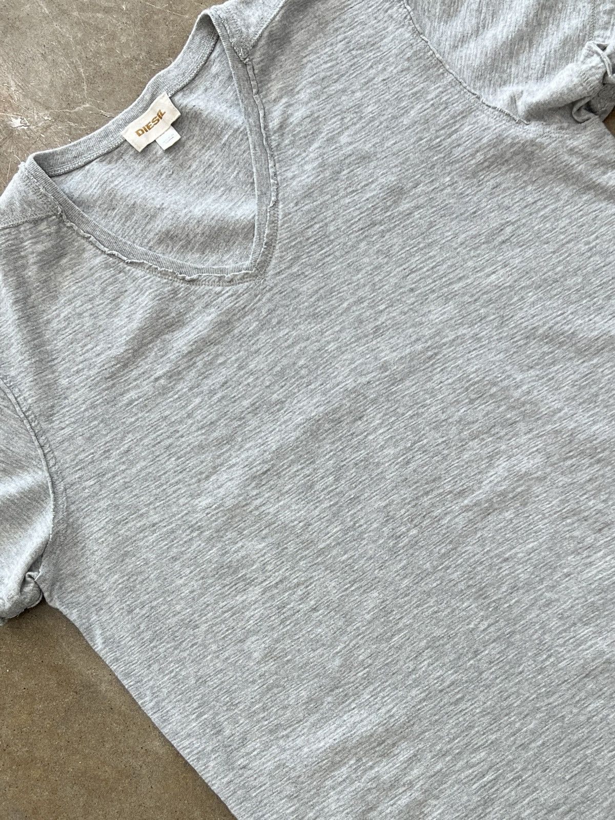 Diesel Diesel Cut and Sew V-Neck Cotton Tee Large Size US L / EU 52-54 / 3 - 1 Thumbnail